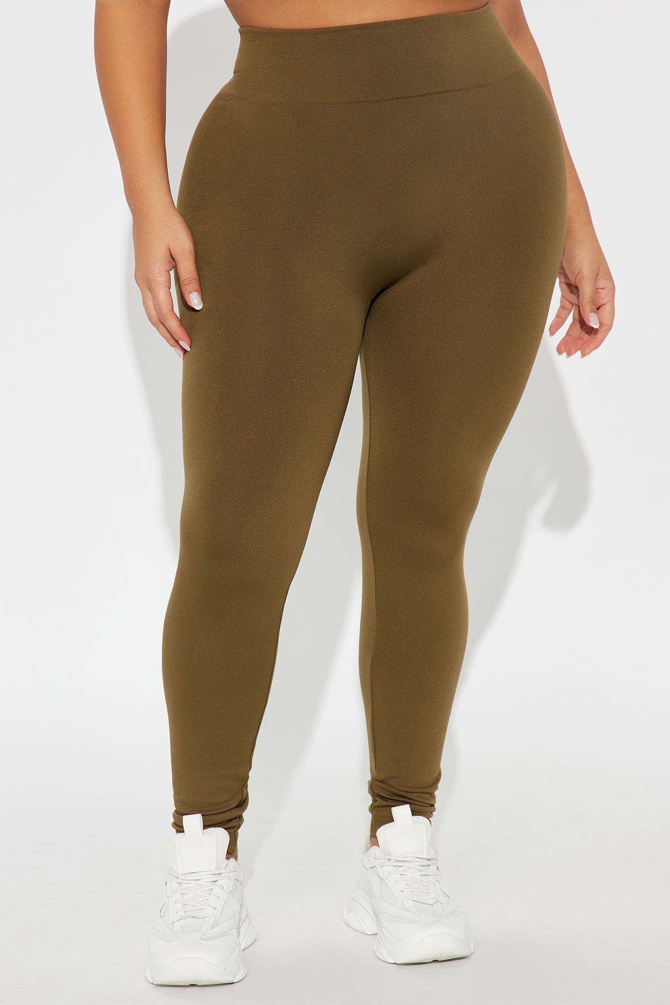Smooth It Out High Rise Legging - Dark Olive