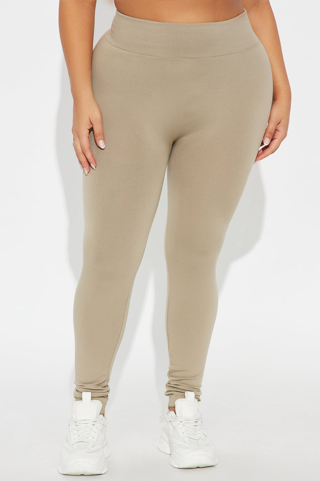 Smooth It Out High Rise Legging - Stone