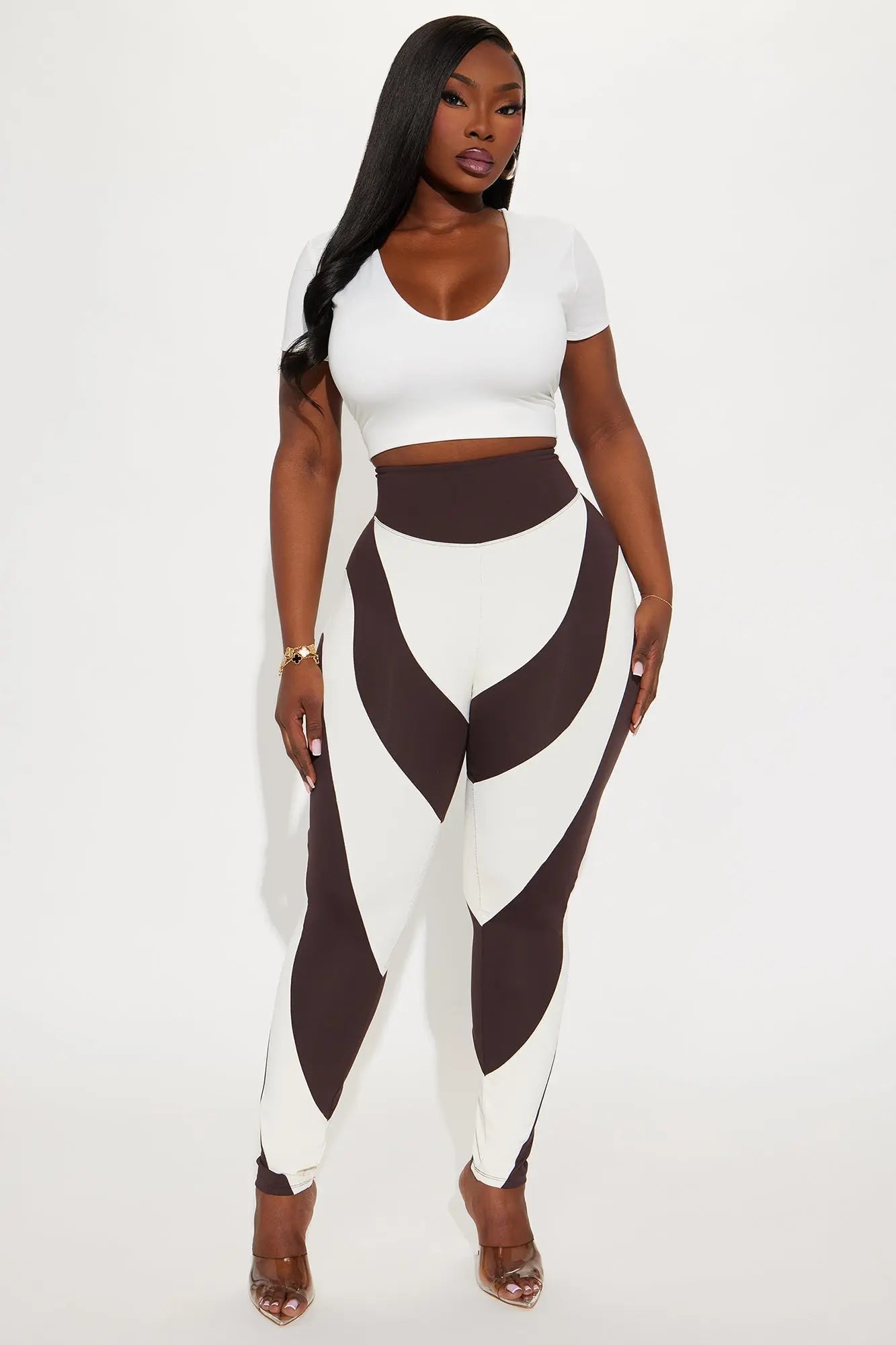 Asking For More Legging - Chocolate/Combo 