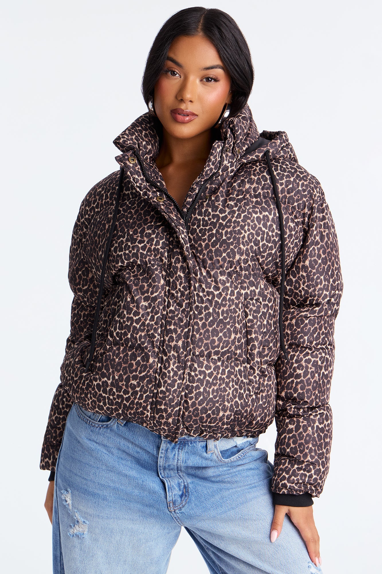 Ski Views Leopard Puffer Jacket - Leopard