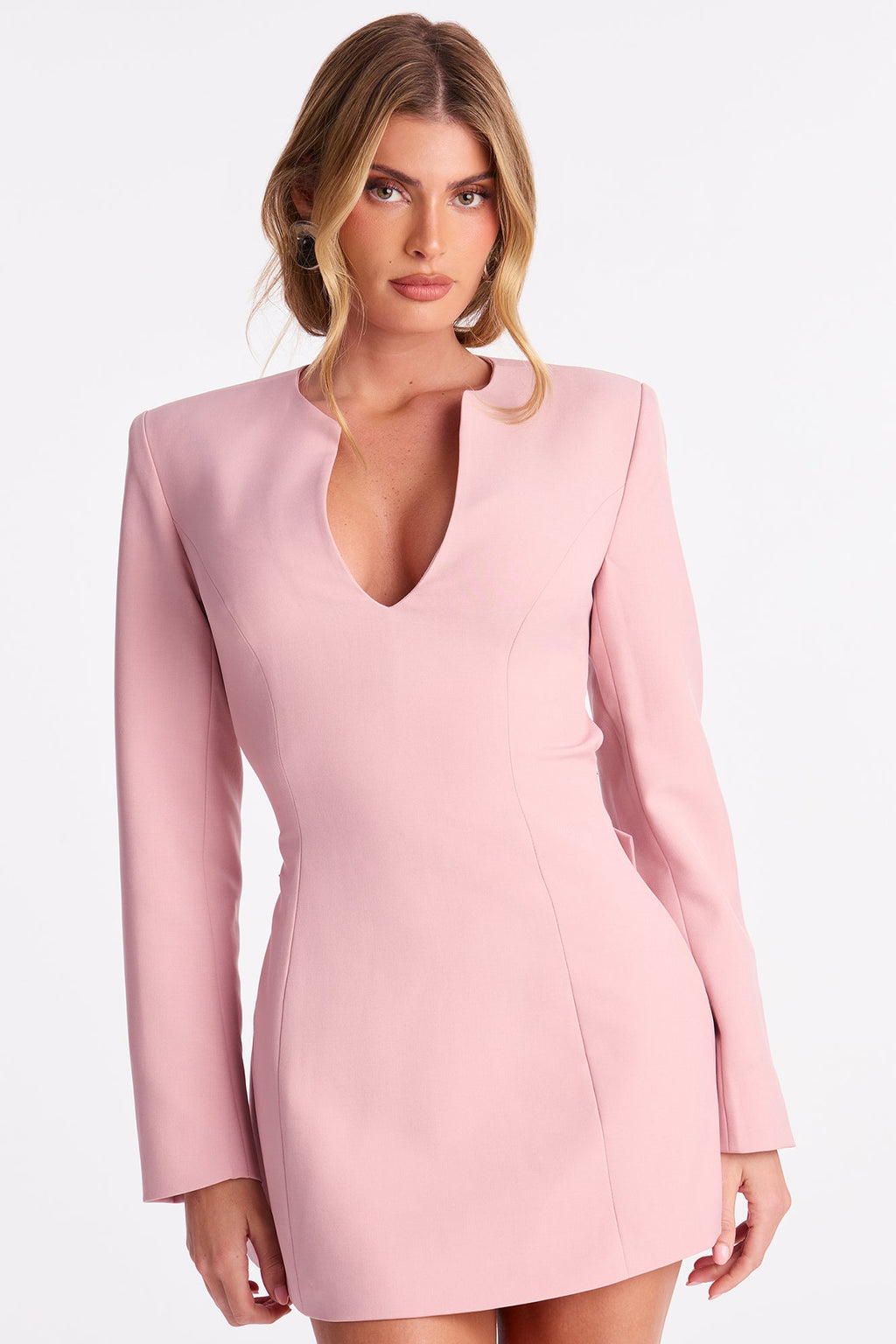 Bow Bae Mini Dress - Pink