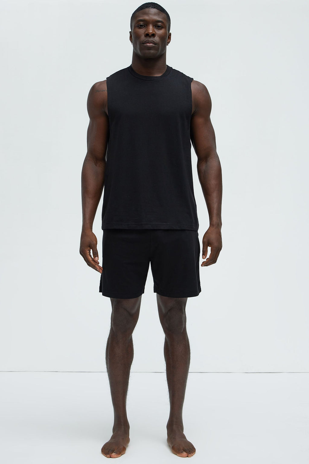 Essential Modal Lounge Shorts - Black