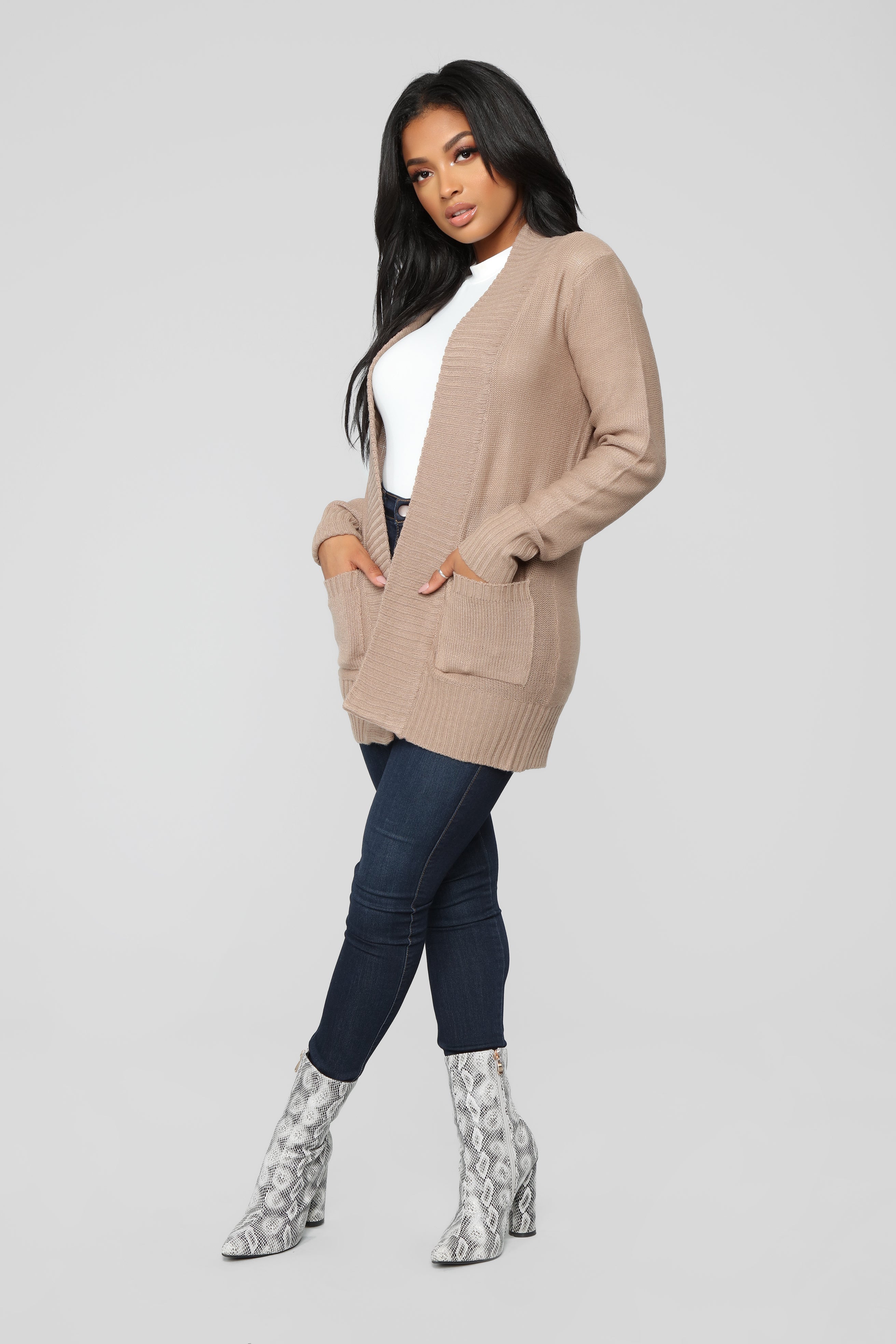 Moments After Cardigan - Khaki