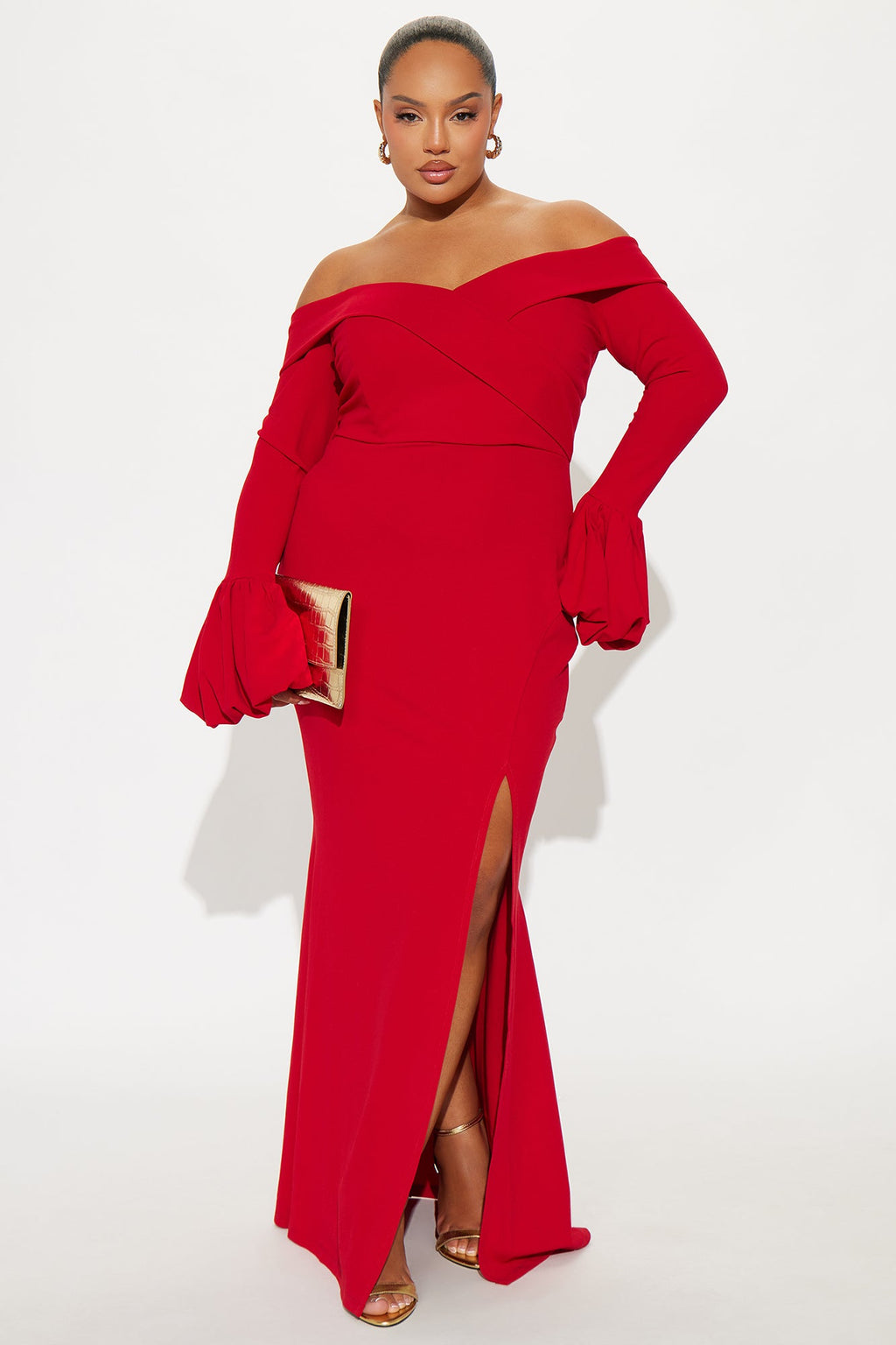 Nightlife Love Maxi Gown - Red