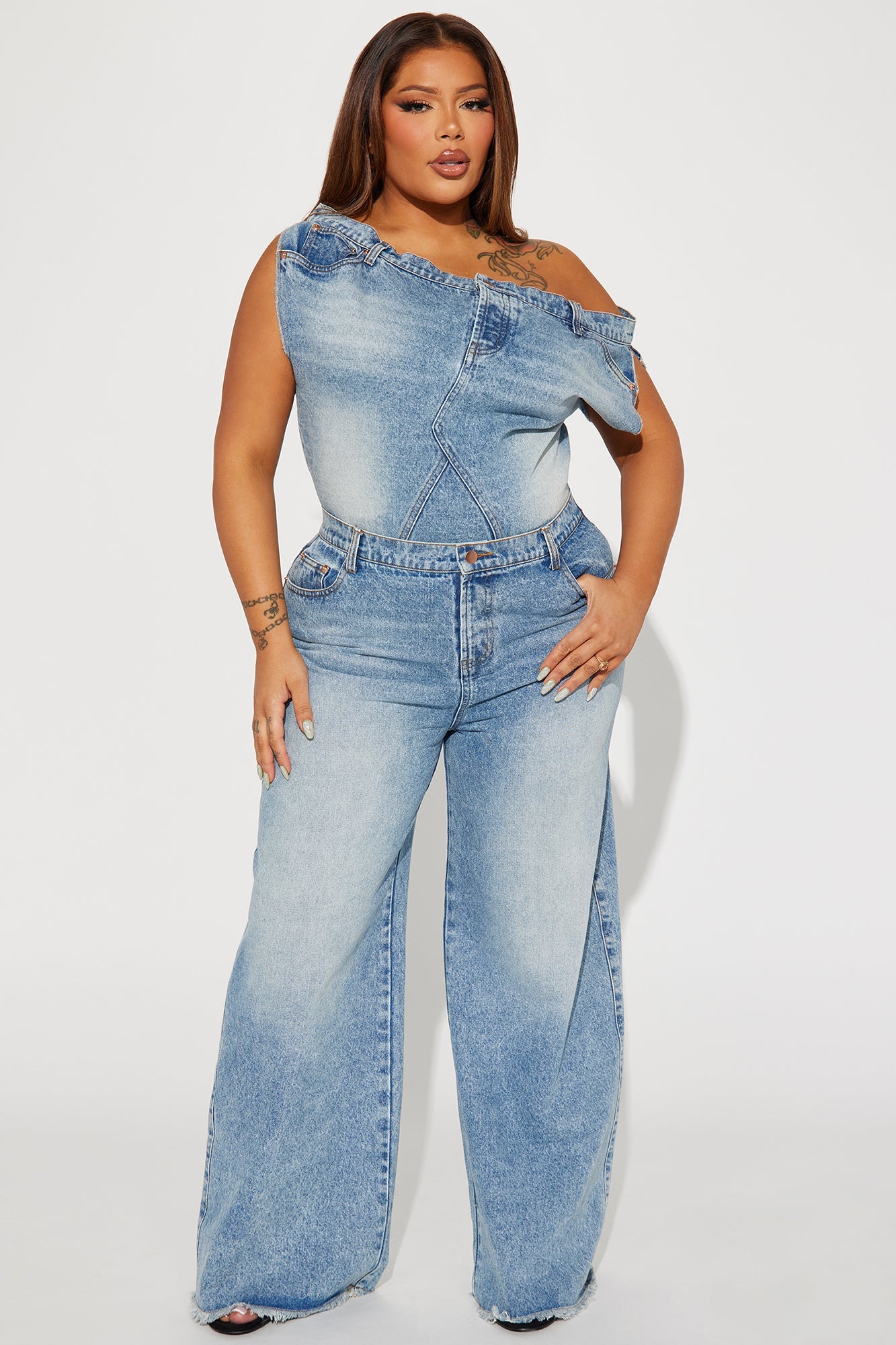 Dakota Denim Jumpsuit - Denim