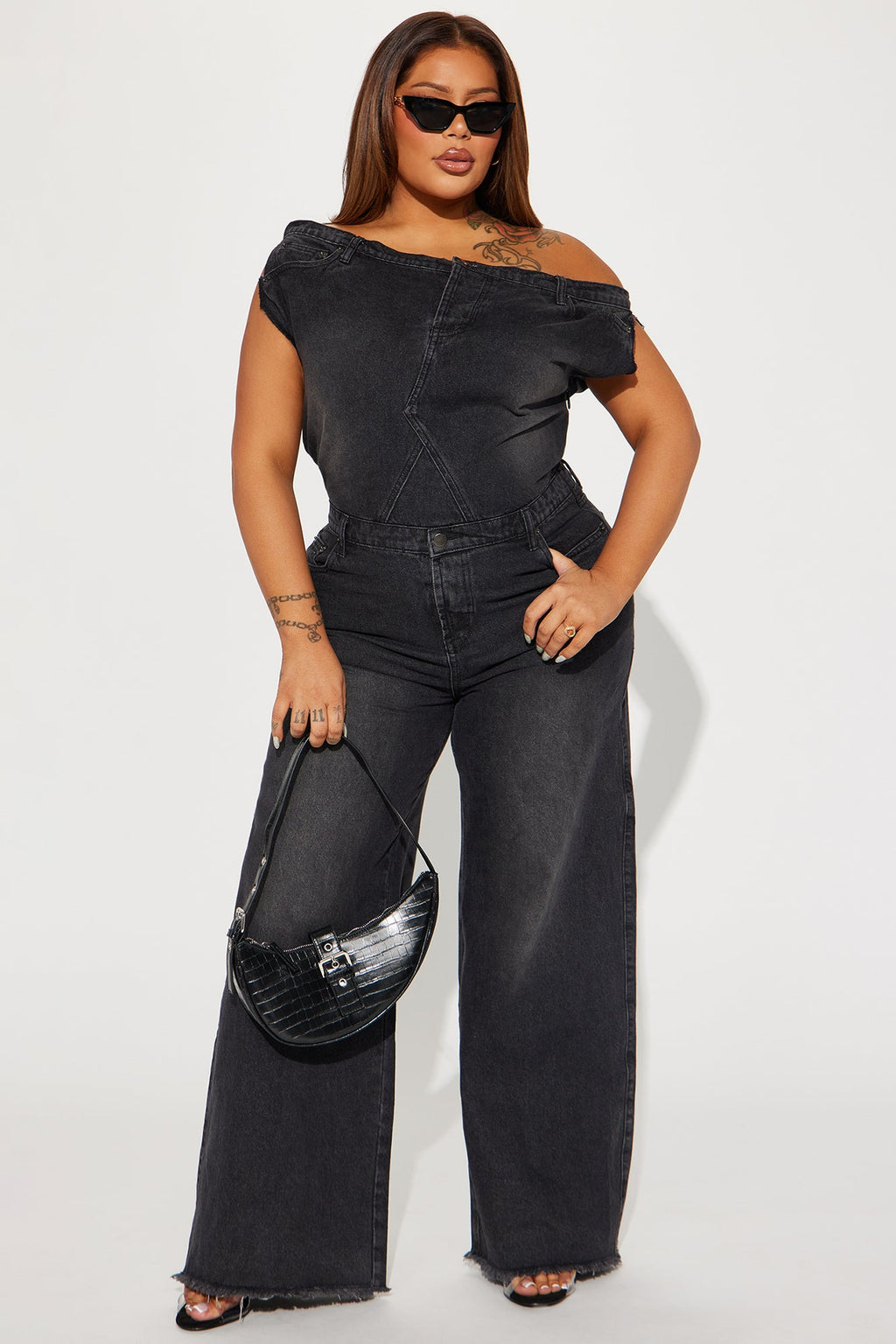 Dakota Denim Jumpsuit - Black