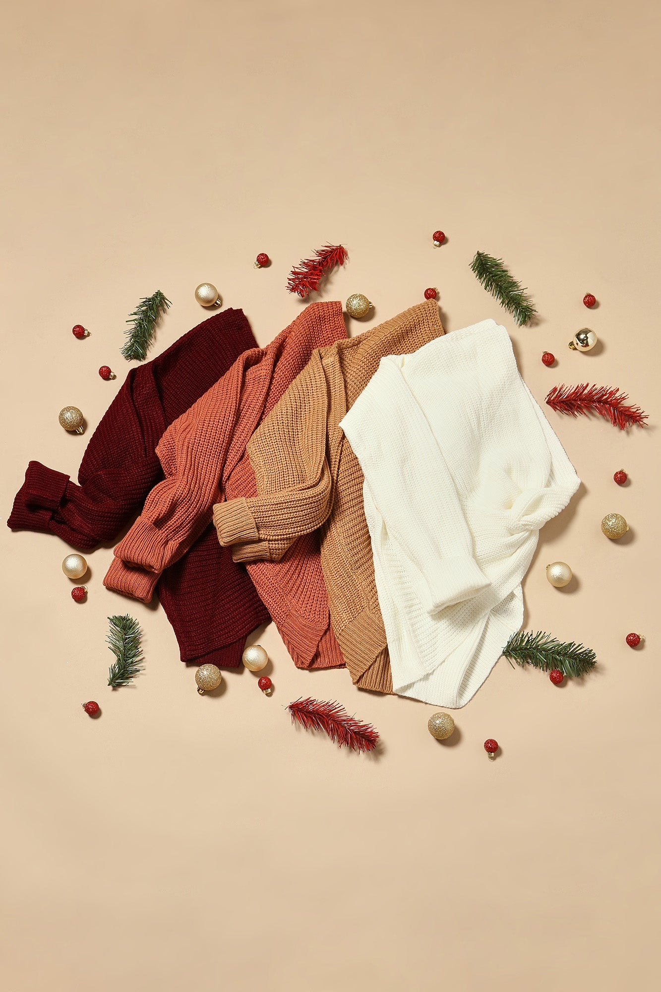 Falls Favorite Girl Sweater II - Burgundy