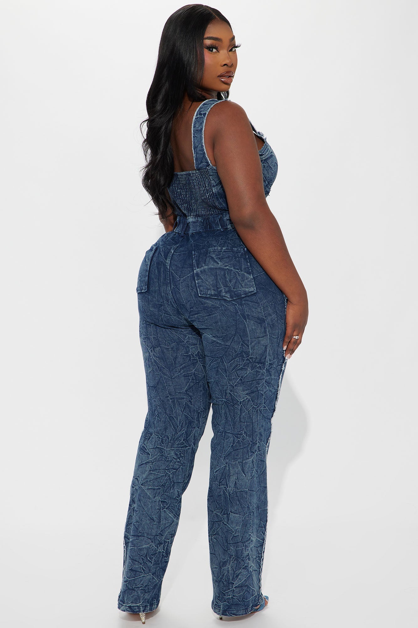 Trust Issues Denim Jumpsuit - Dark Wash