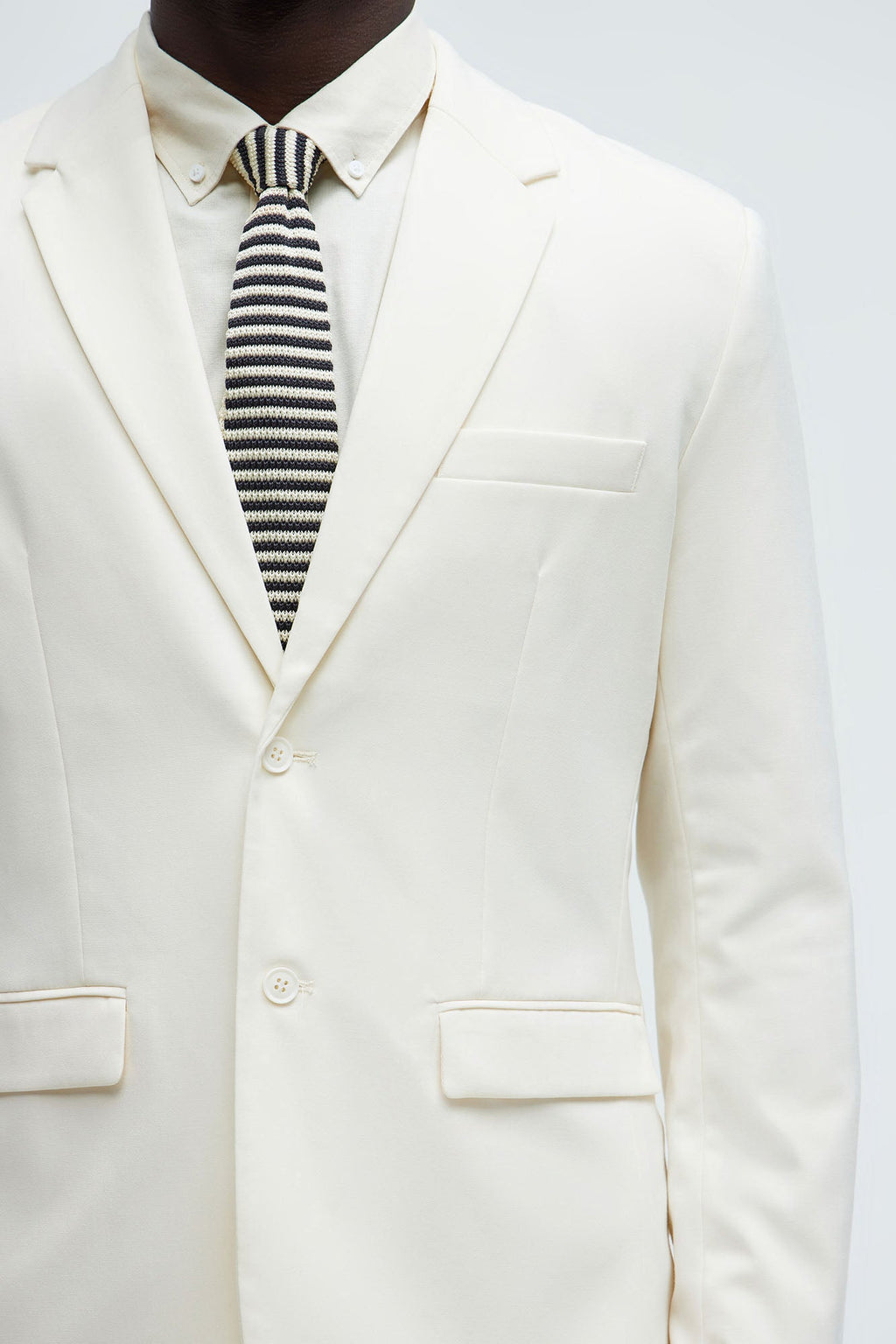 The Modern Stretch Suit Jacket - Off White