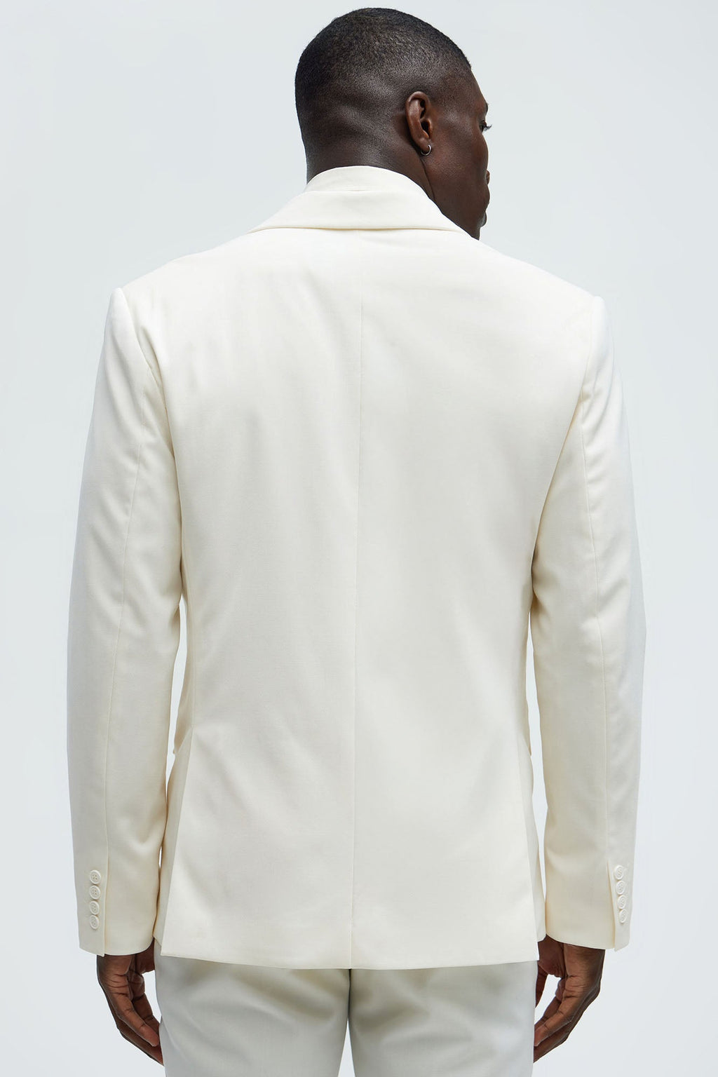 The Modern Stretch Suit Jacket - Off White