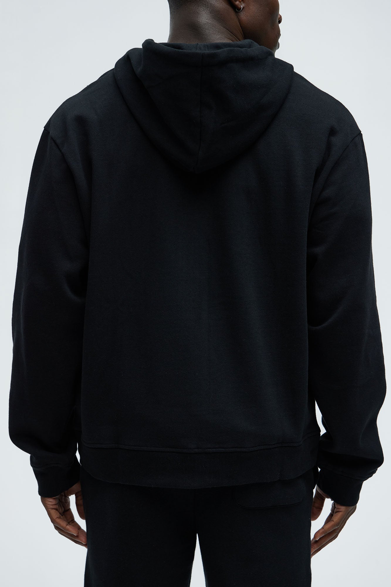 Tyson Zip Up Hoodie - Black