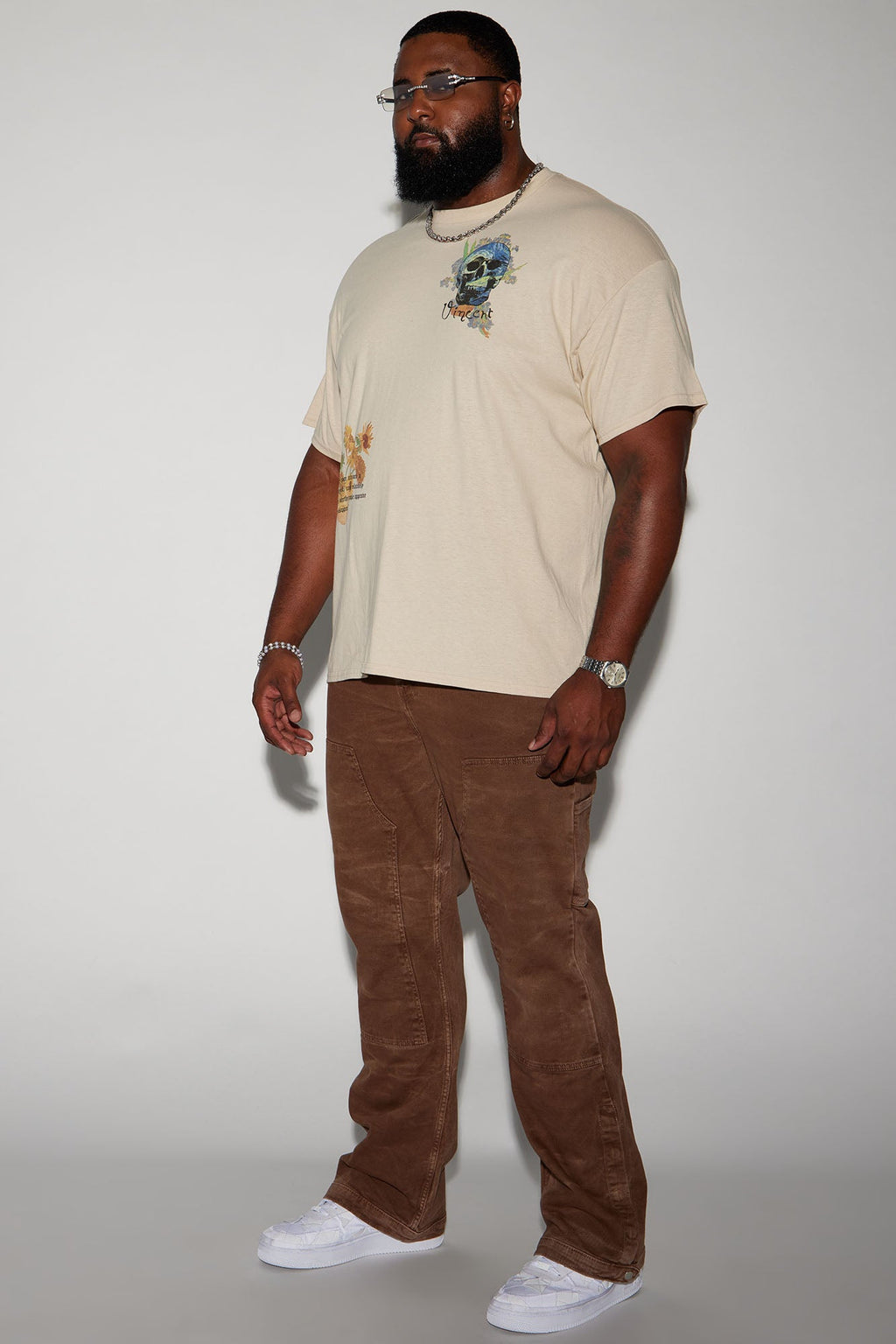 Indestructible Slim Flare Carpenter Pants - Chocolate