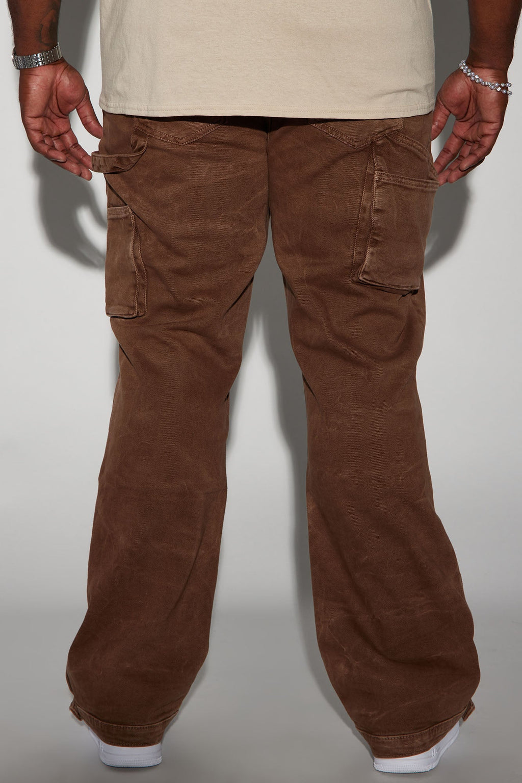 Indestructible Slim Flare Carpenter Pants - Chocolate