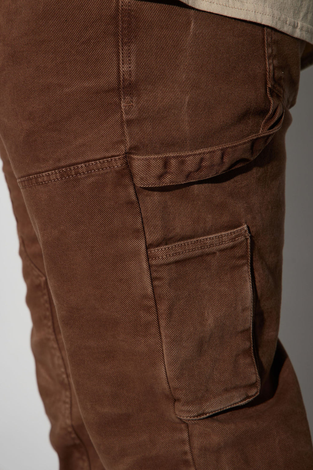 Indestructible Slim Flare Carpenter Pants - Chocolate