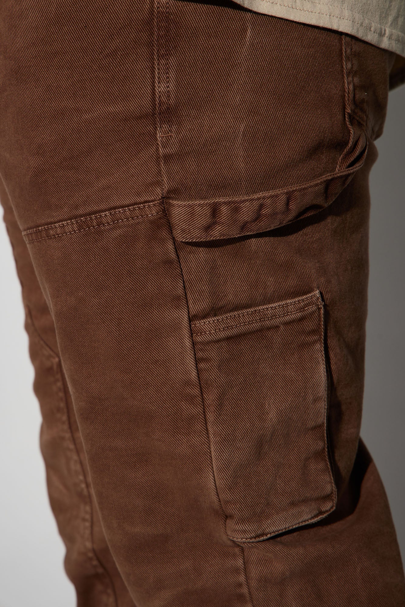 Indestructible Slim Flare Carpenter Pants - Chocolate