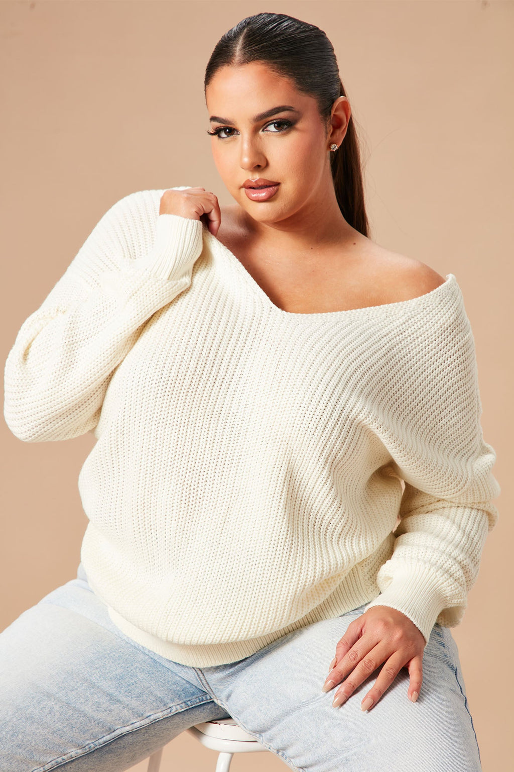 Falls Favorite Girl Sweater II - Ivory