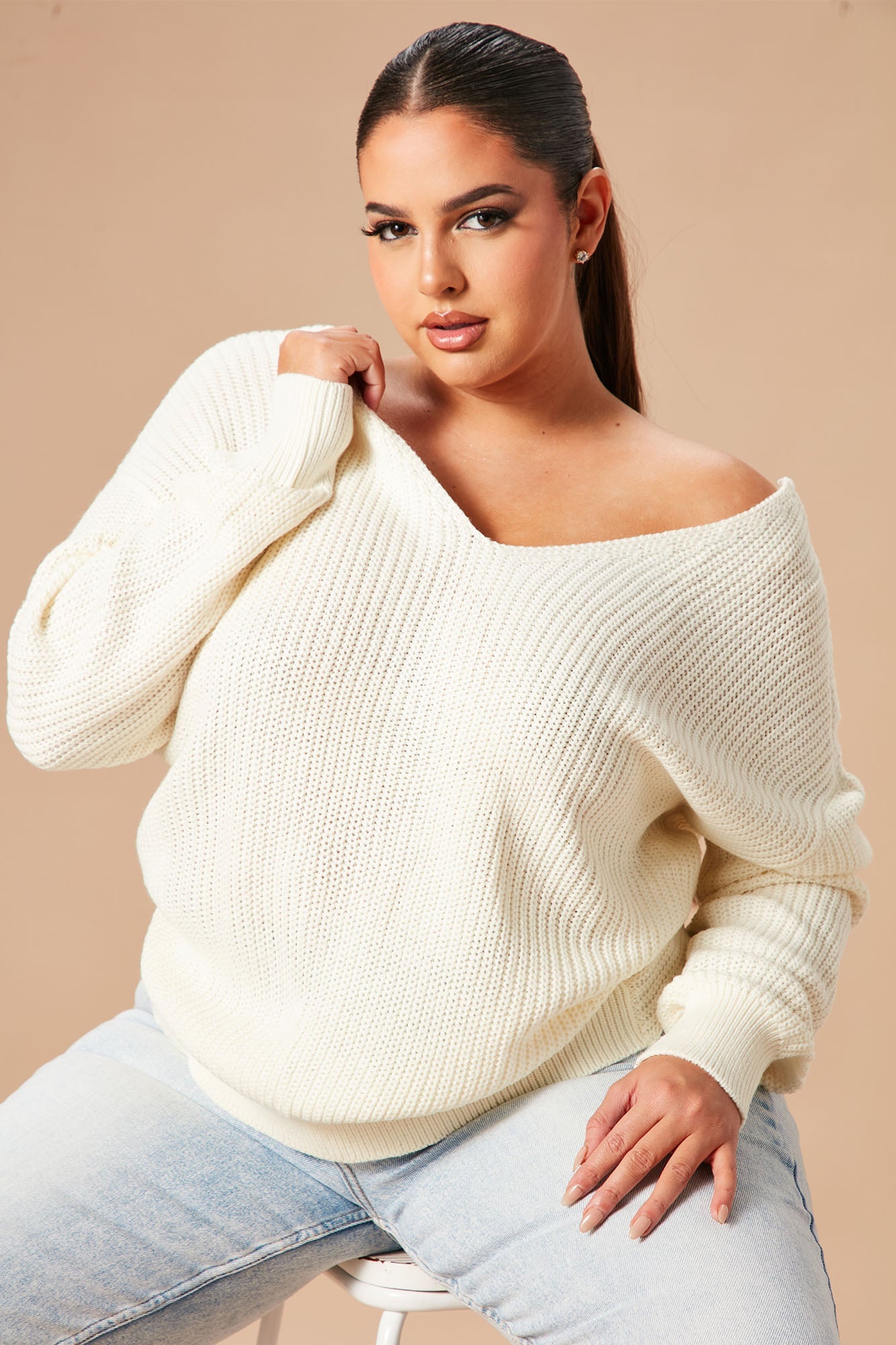 Falls Favorite Girl Sweater II - Ivory