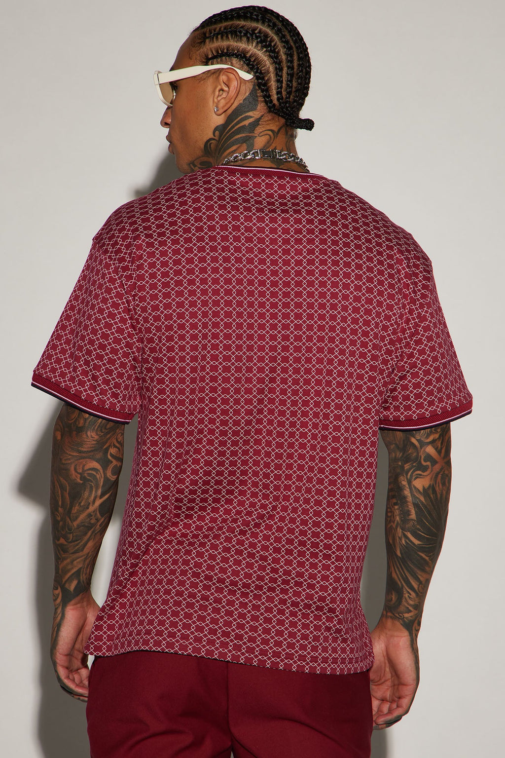 Grindin Short Sleeve Tee - Burgundy