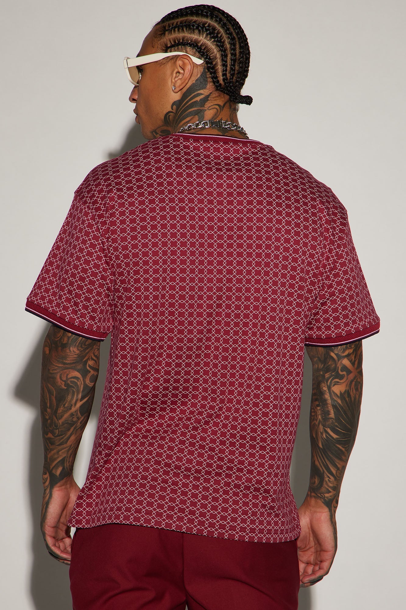 Grindin Short Sleeve Tee - Burgundy