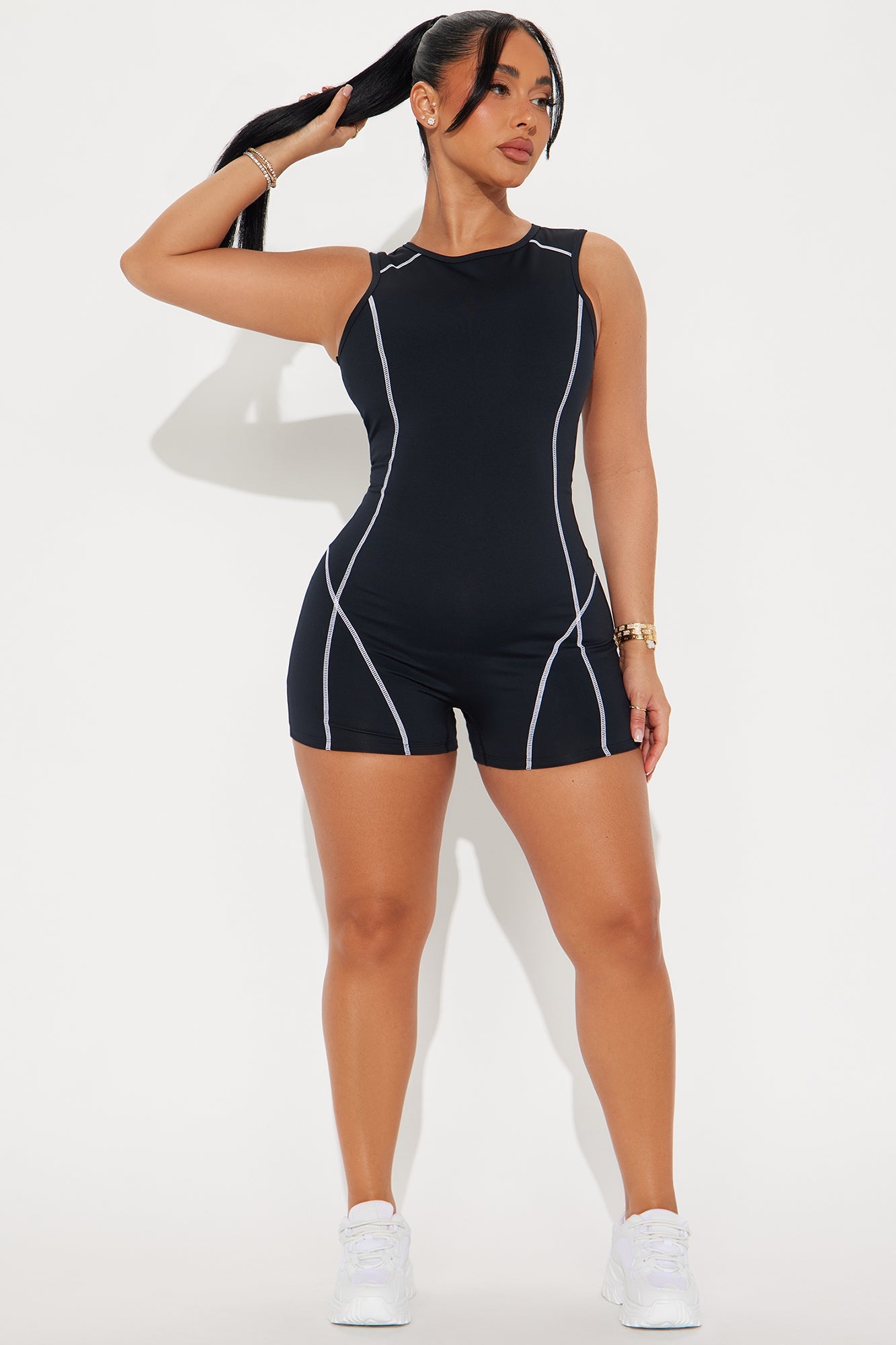 Pedal Princess Elevate Active Romper - Black