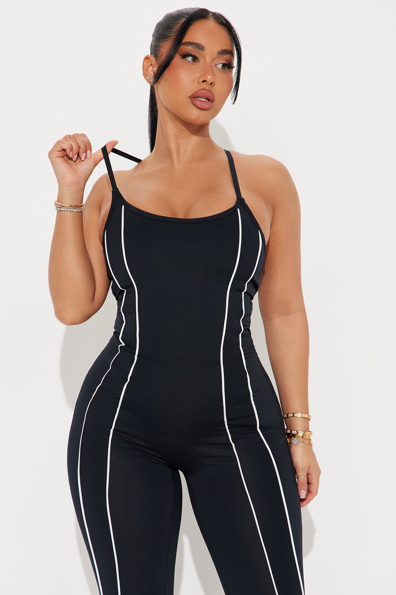 Next Spin Elevate Active Jumpsuit - Black