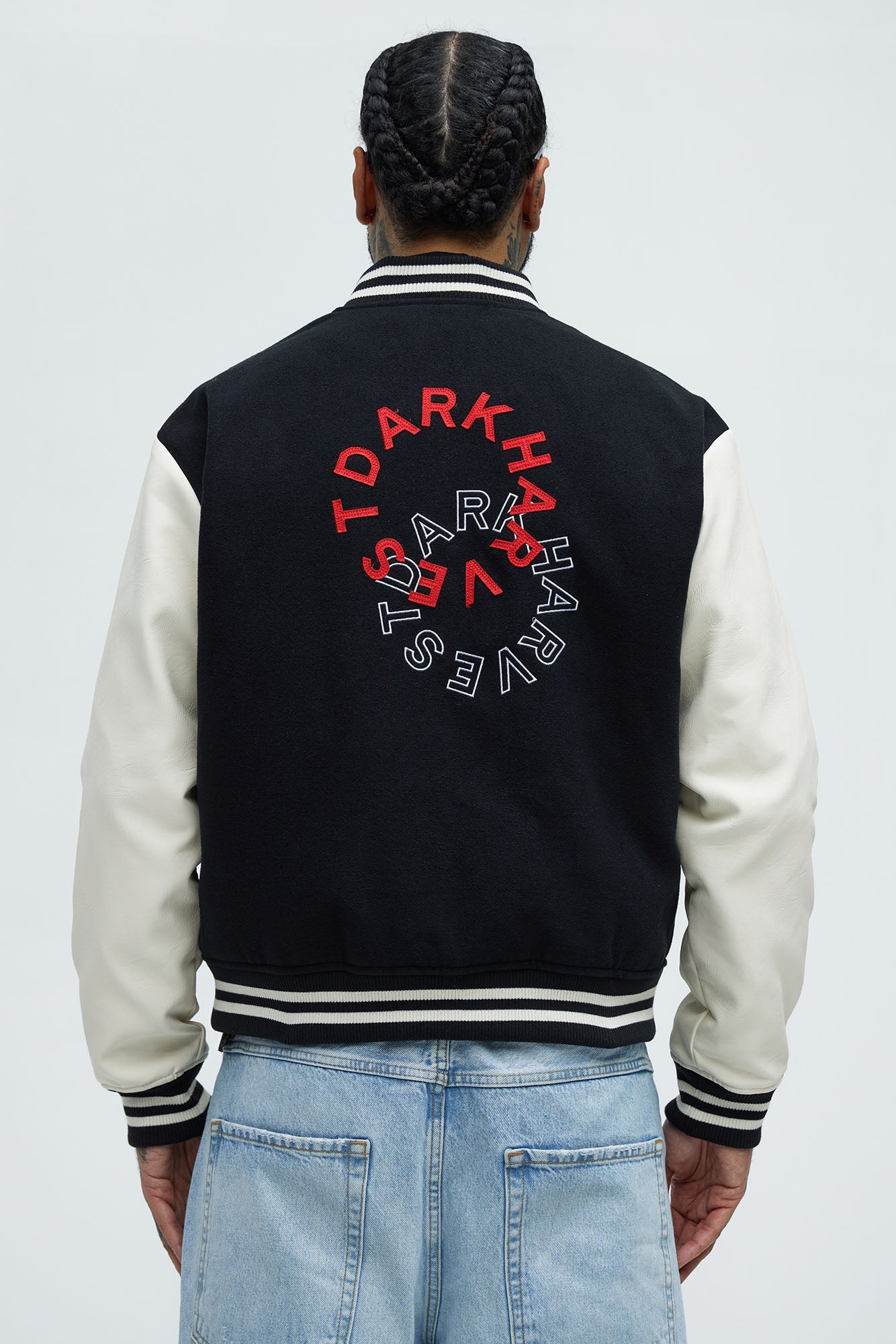 Dark Harvest Varsity Jacket - Black