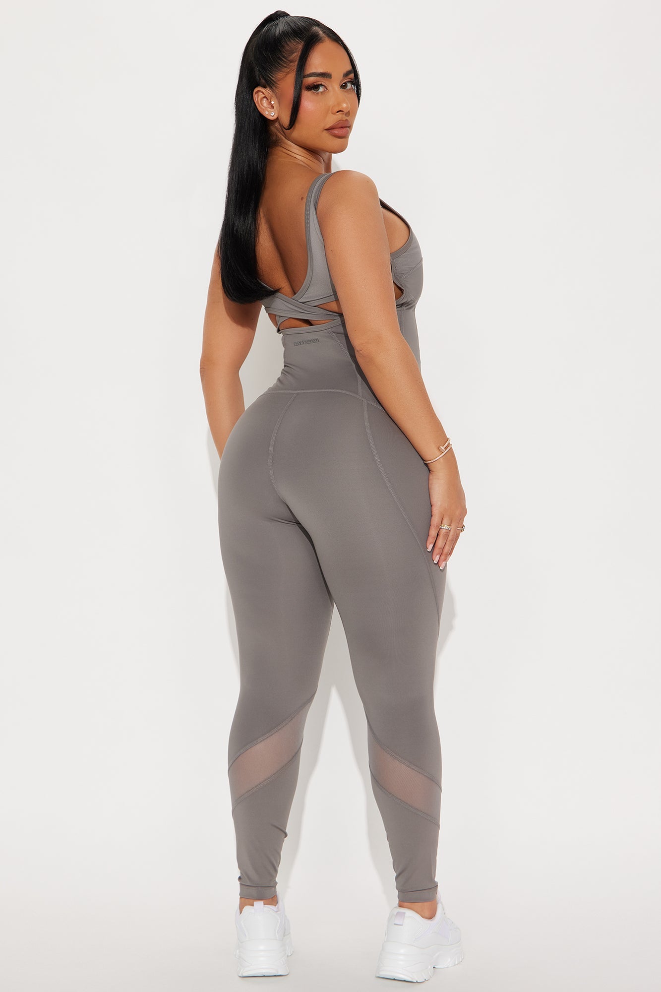 Repeat The Cycle Elevate Active Jumpsuit - Charcoal