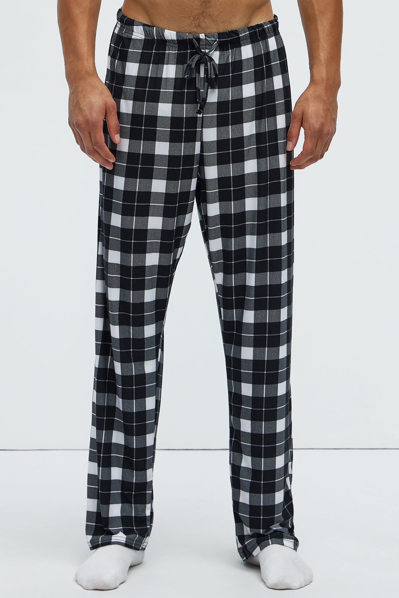 I'm With Naughty Christmas Holiday PJ Set - Black