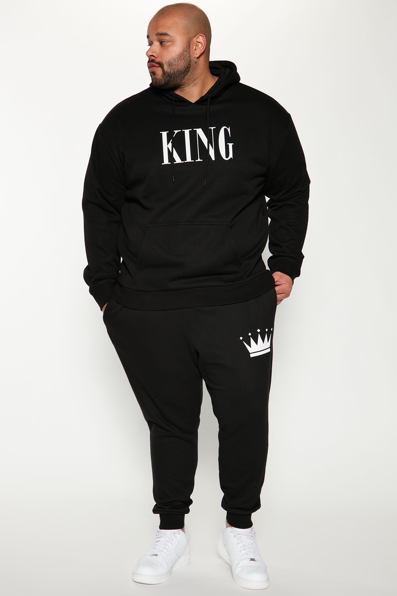 Family Goals King Hoodie - Black