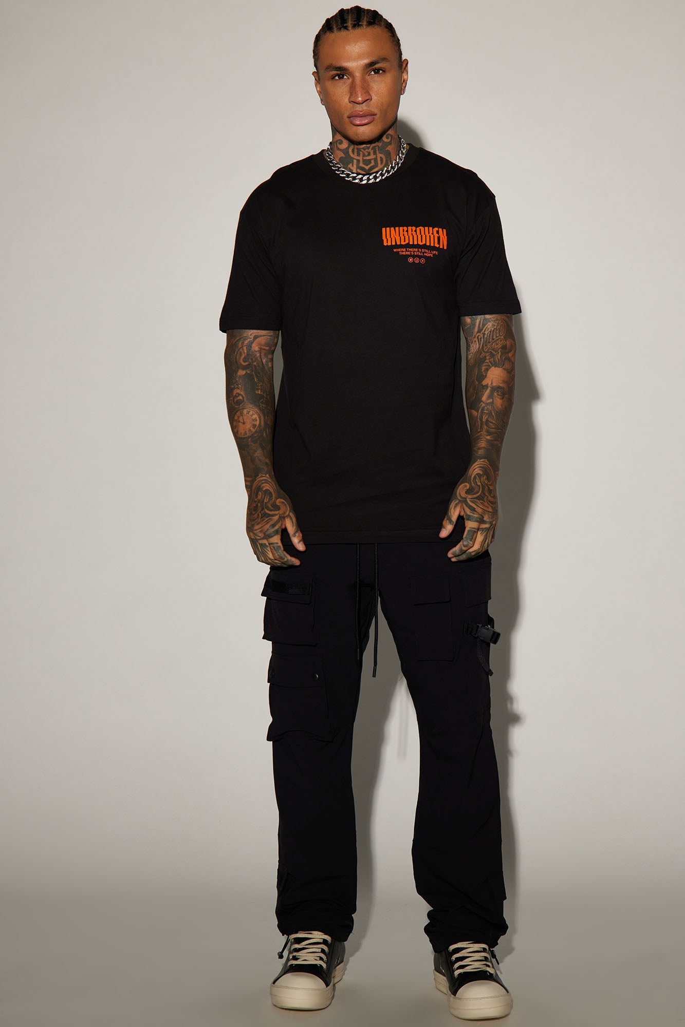 Unbroken And Free Short Sleeve Tee - Black