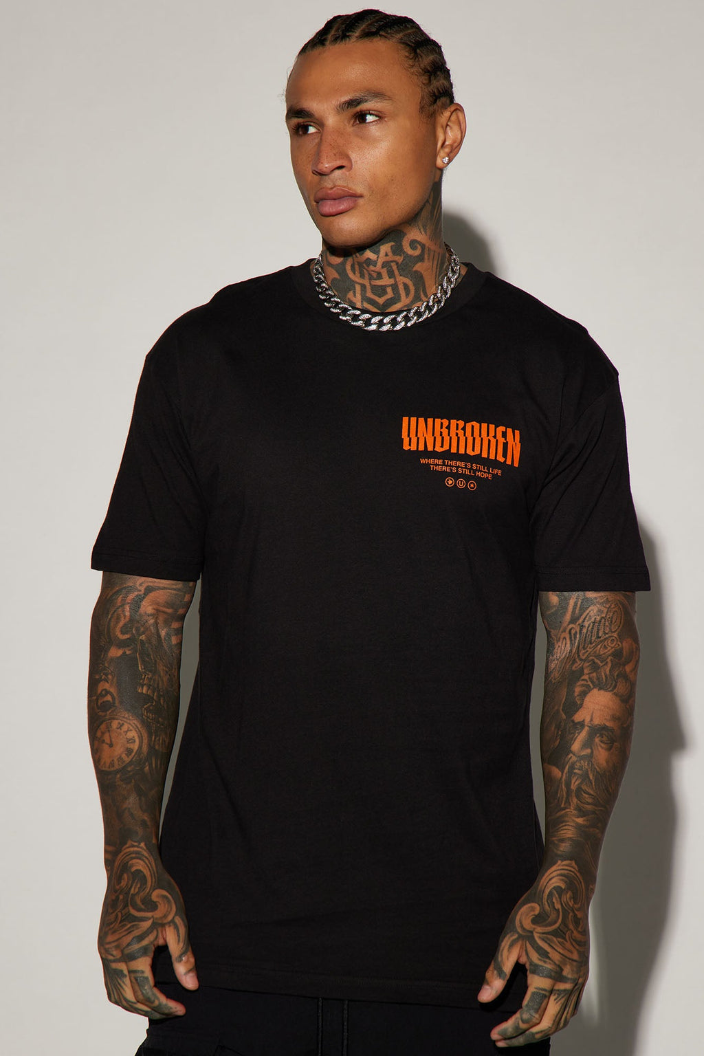 Unbroken And Free Short Sleeve Tee - Black