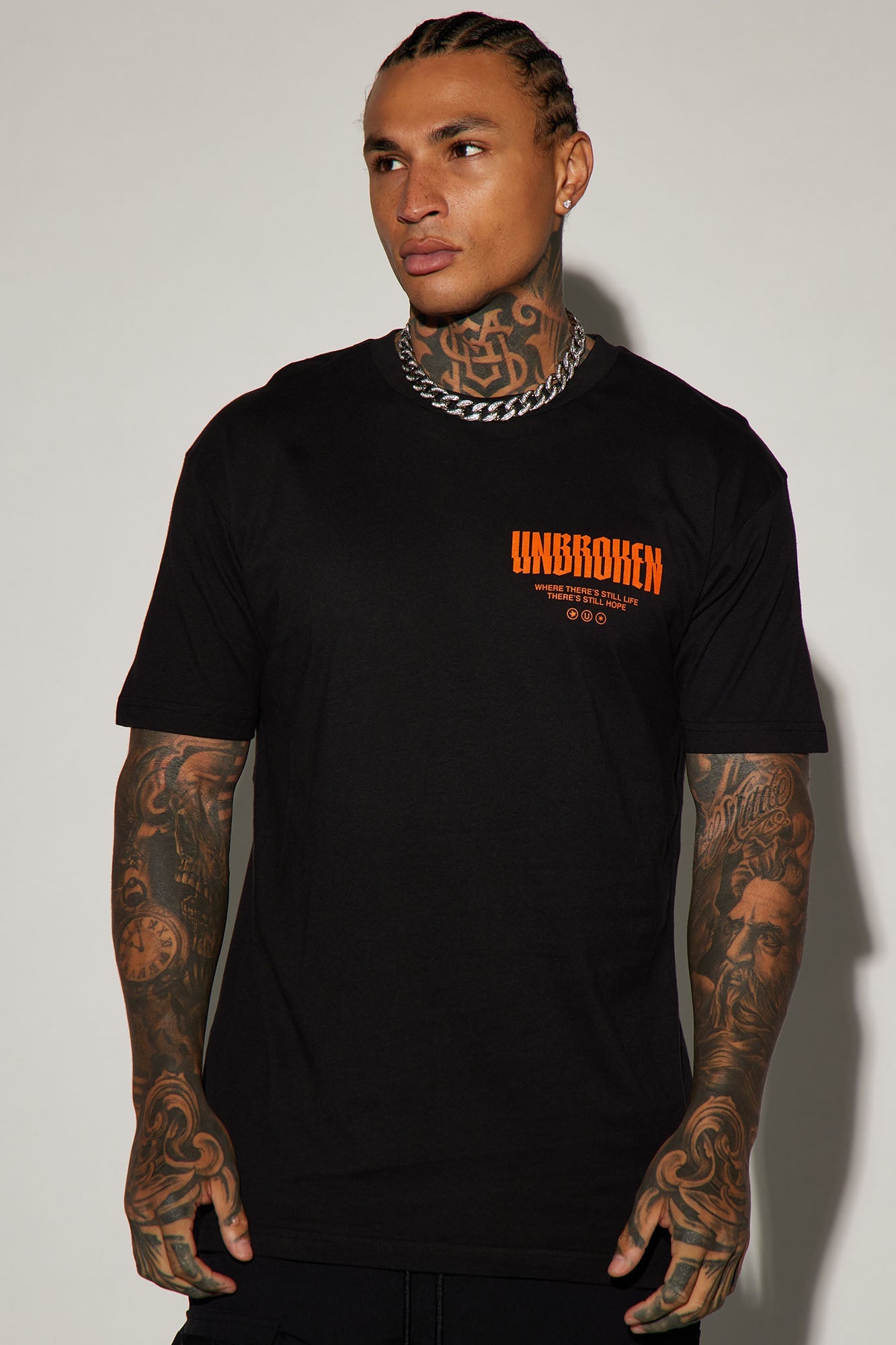 Unbroken And Free Short Sleeve Tee - Black