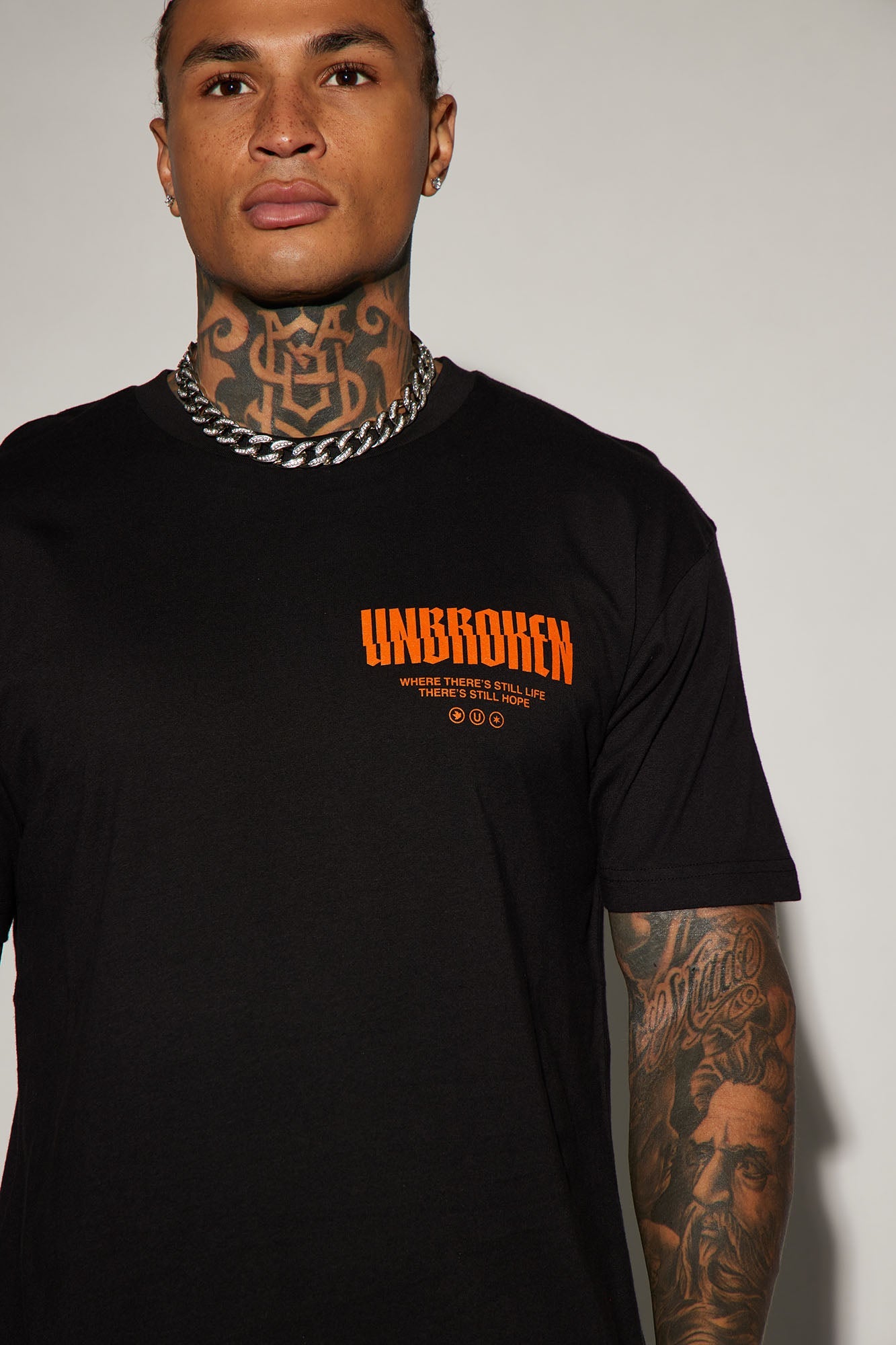 Unbroken And Free Short Sleeve Tee - Black