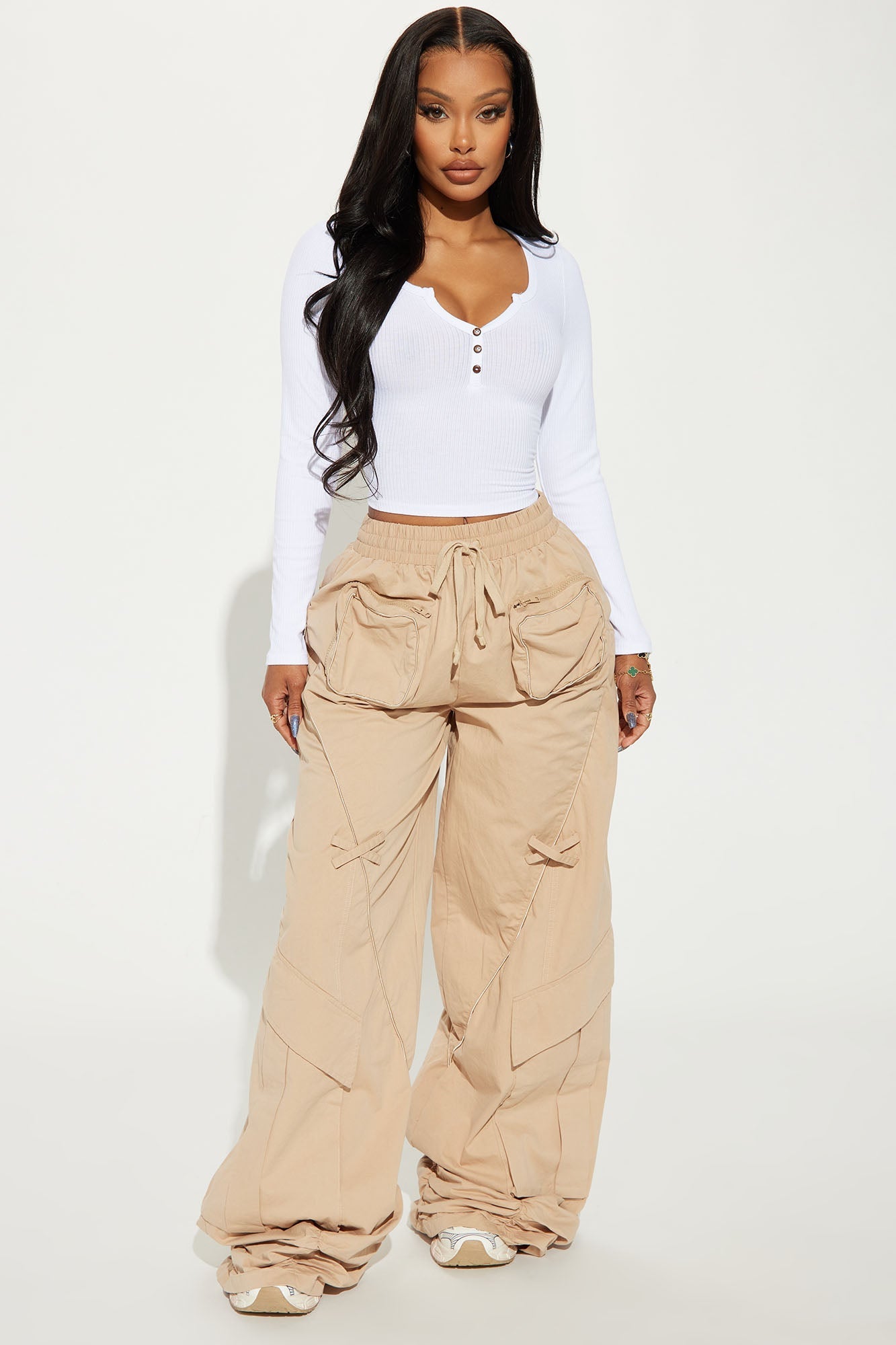 Lora Long Sleeve Top - White