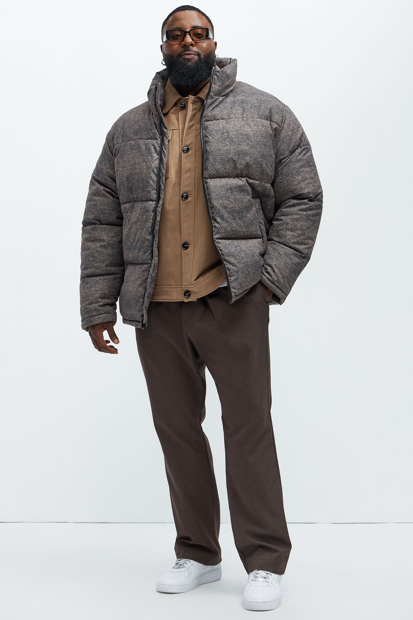 Rowdy Puffer Jacket - Blue/combo