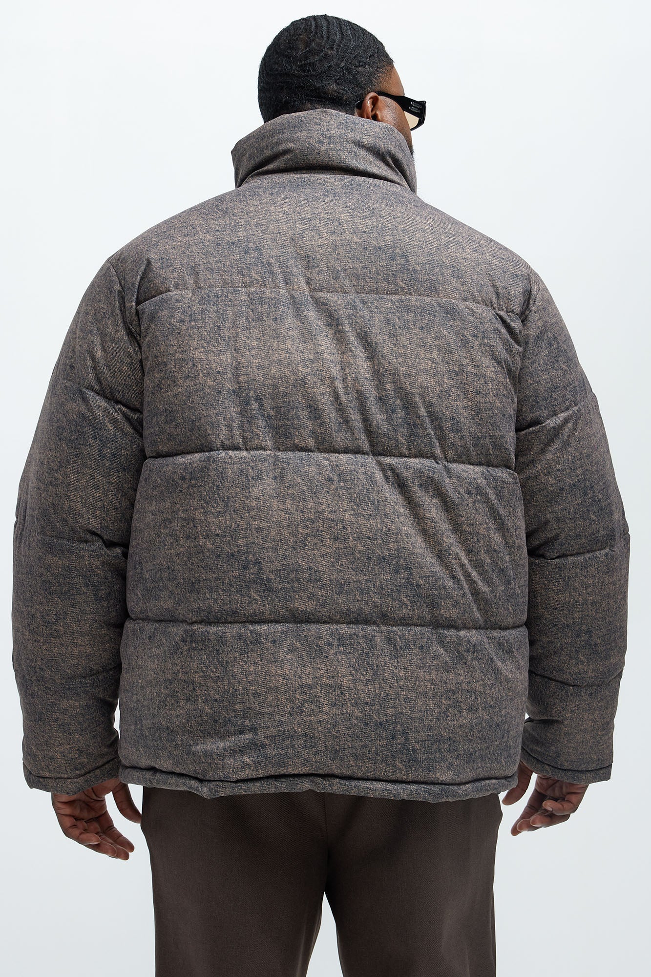 Rowdy Puffer Jacket - Blue/combo