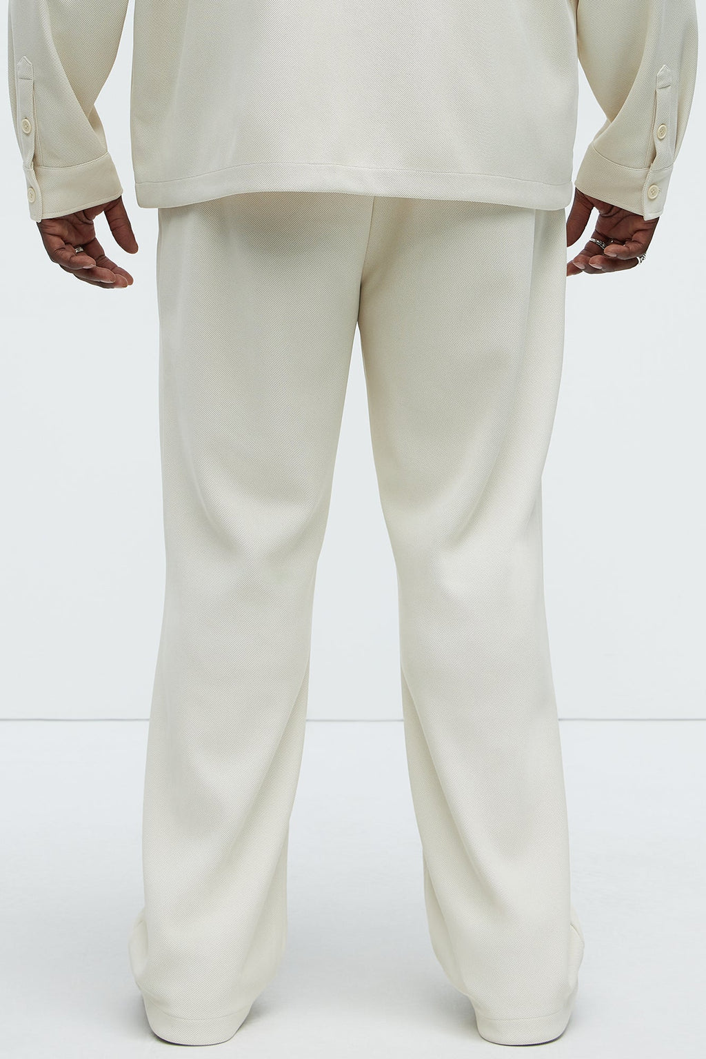Turner Straight Trousers - Cream