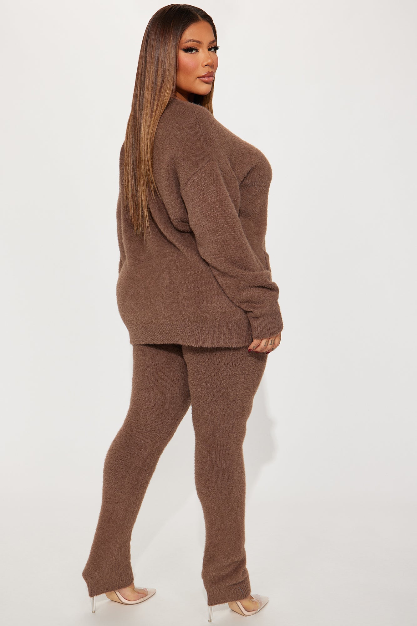 Lola Sweater Legging Set - Mocha