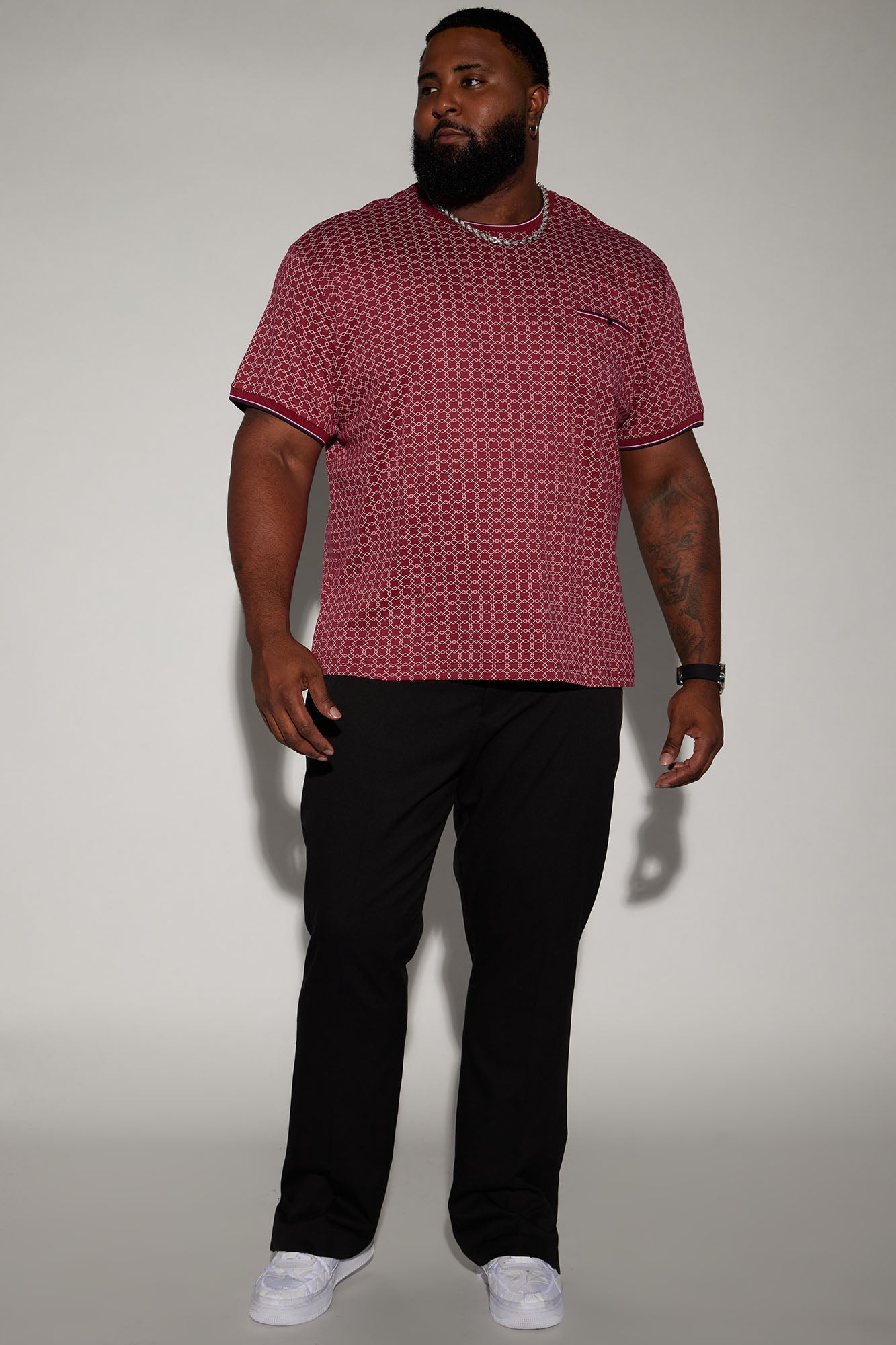 Grindin Short Sleeve Tee - Burgundy