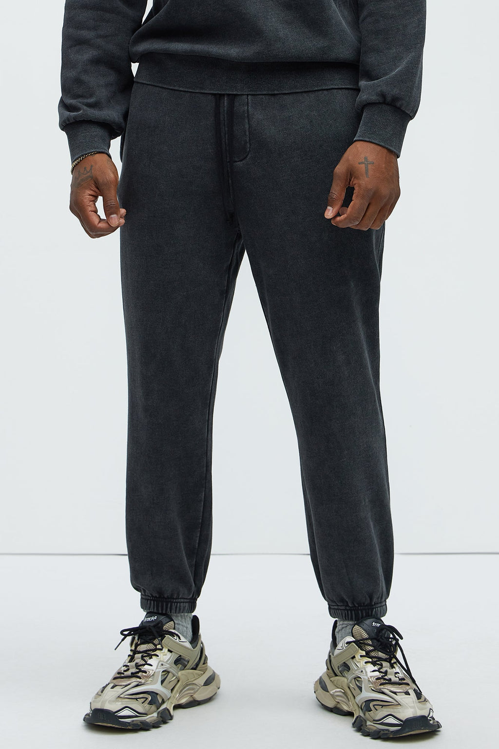Tyson Heavy Wash Jogger - Black Wash