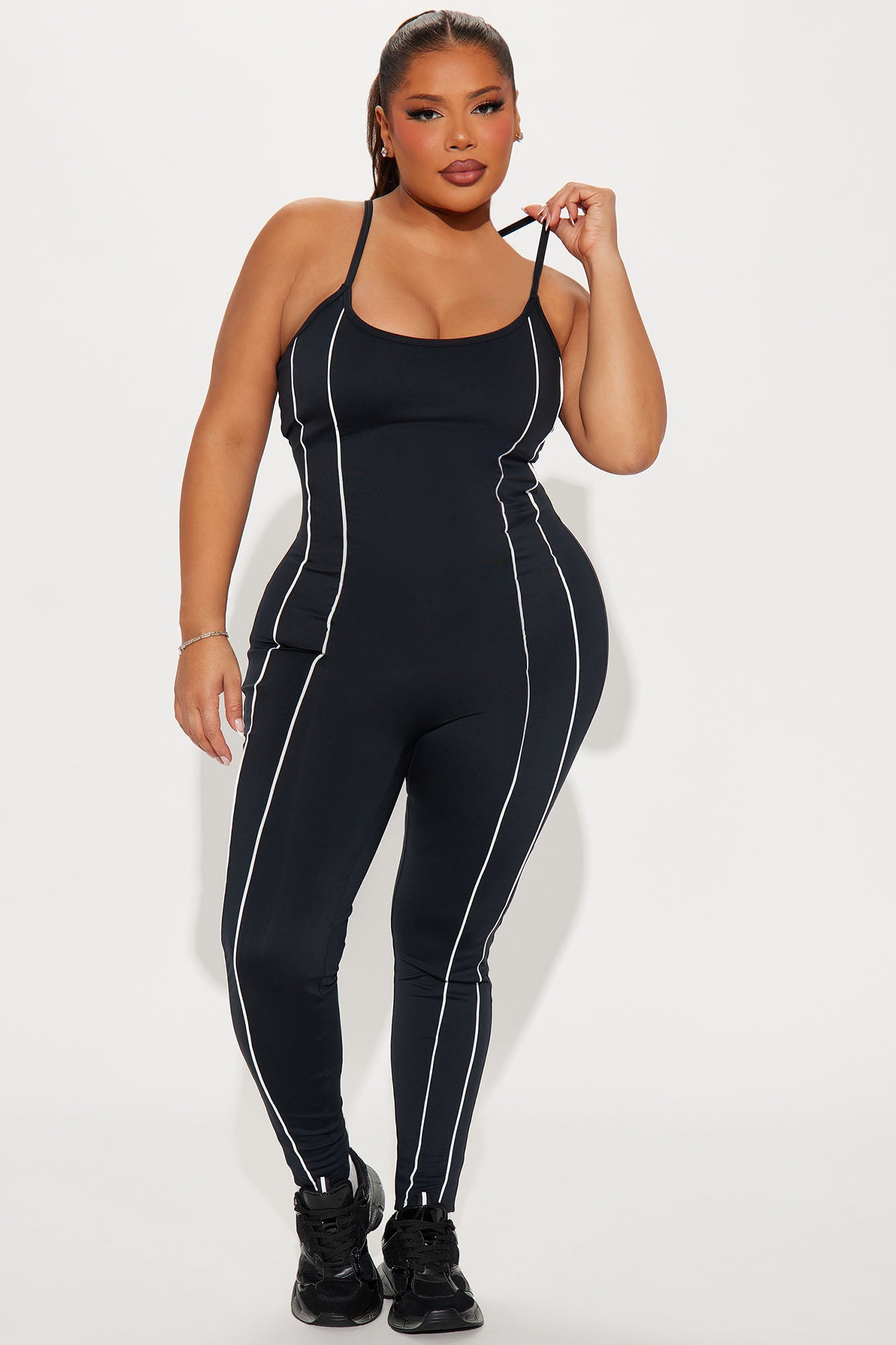 Next Spin Elevate Active Jumpsuit - Black