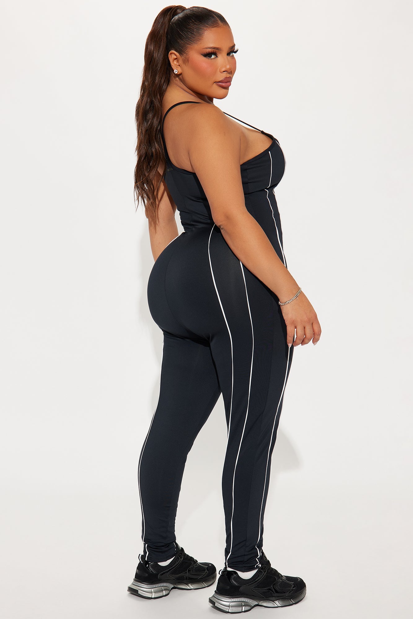 Next Spin Elevate Active Jumpsuit - Black