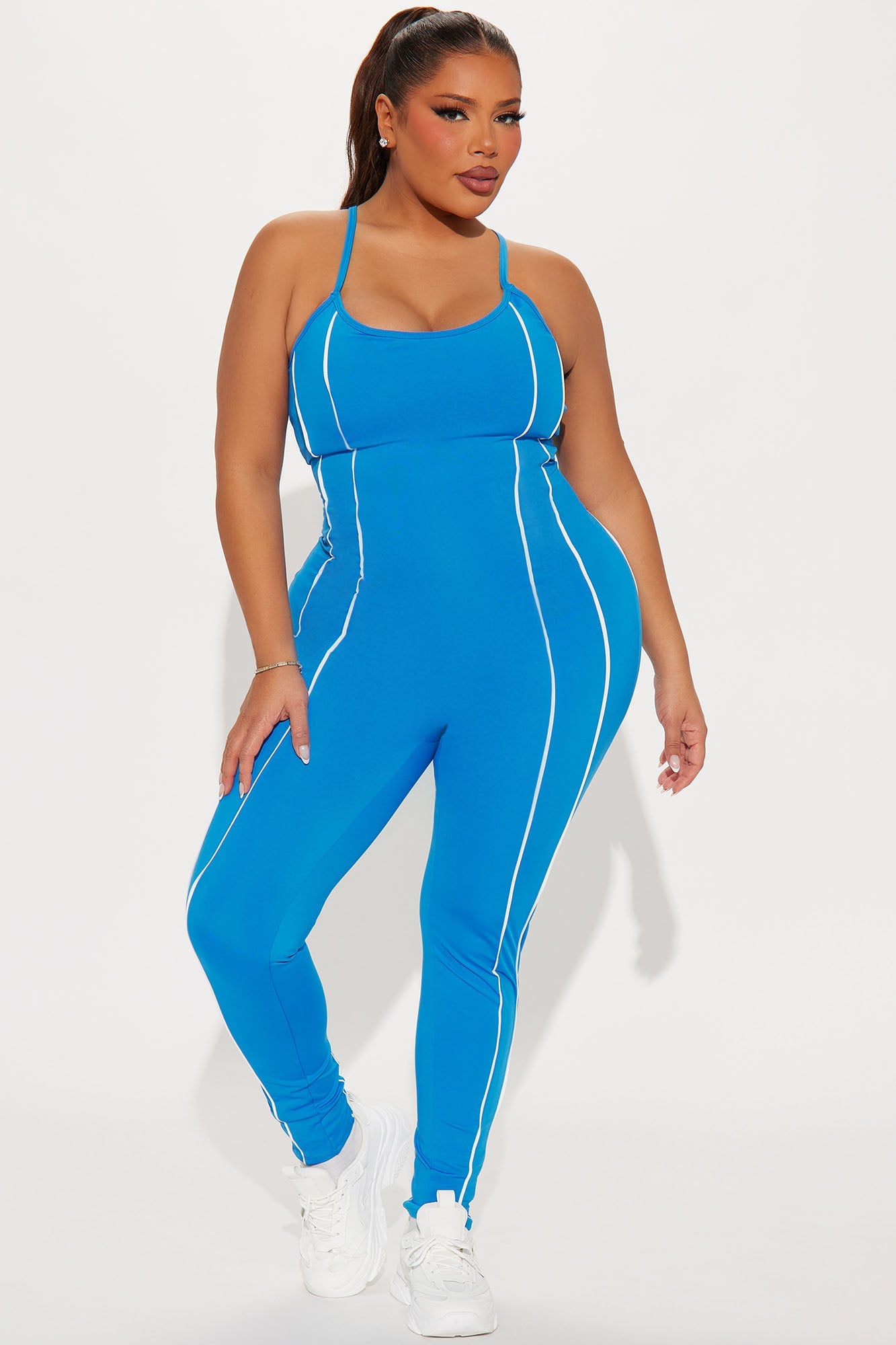 Next Spin Elevate Active Jumpsuit - CobaltBlue