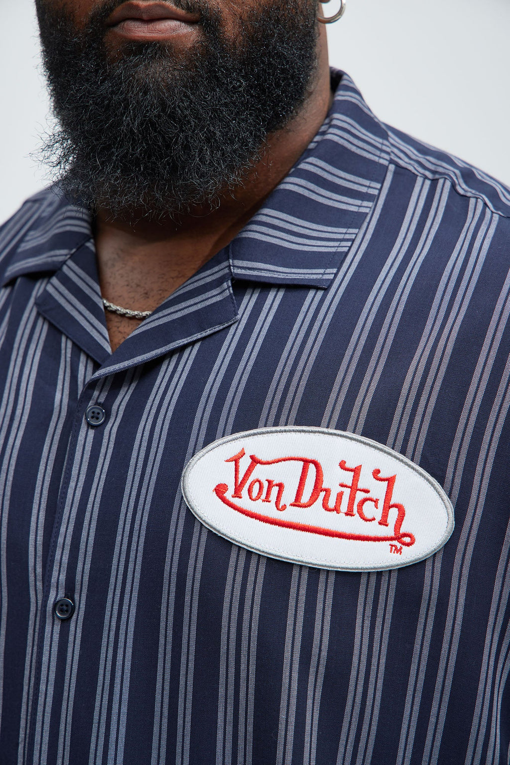 Von Dutch Patch Shirt - Blue/combo