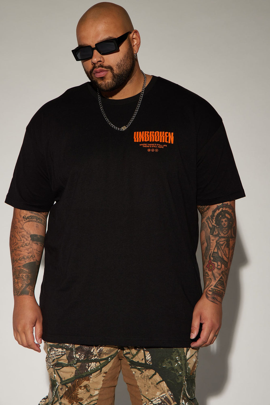Unbroken And Free Short Sleeve Tee - Black