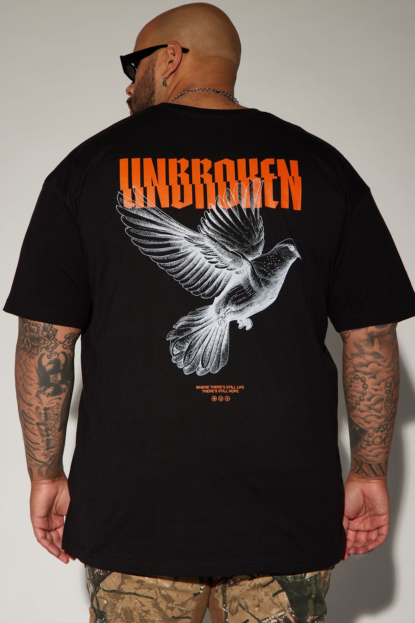 Unbroken And Free Short Sleeve Tee - Black