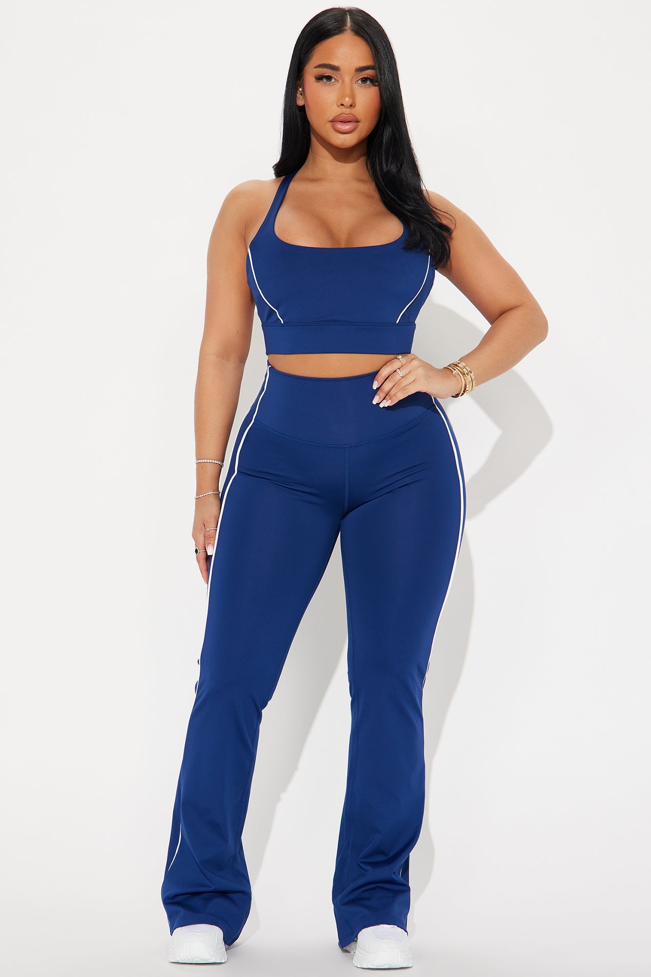 Aligned Elevate Sports Bra - Midnight Blue
