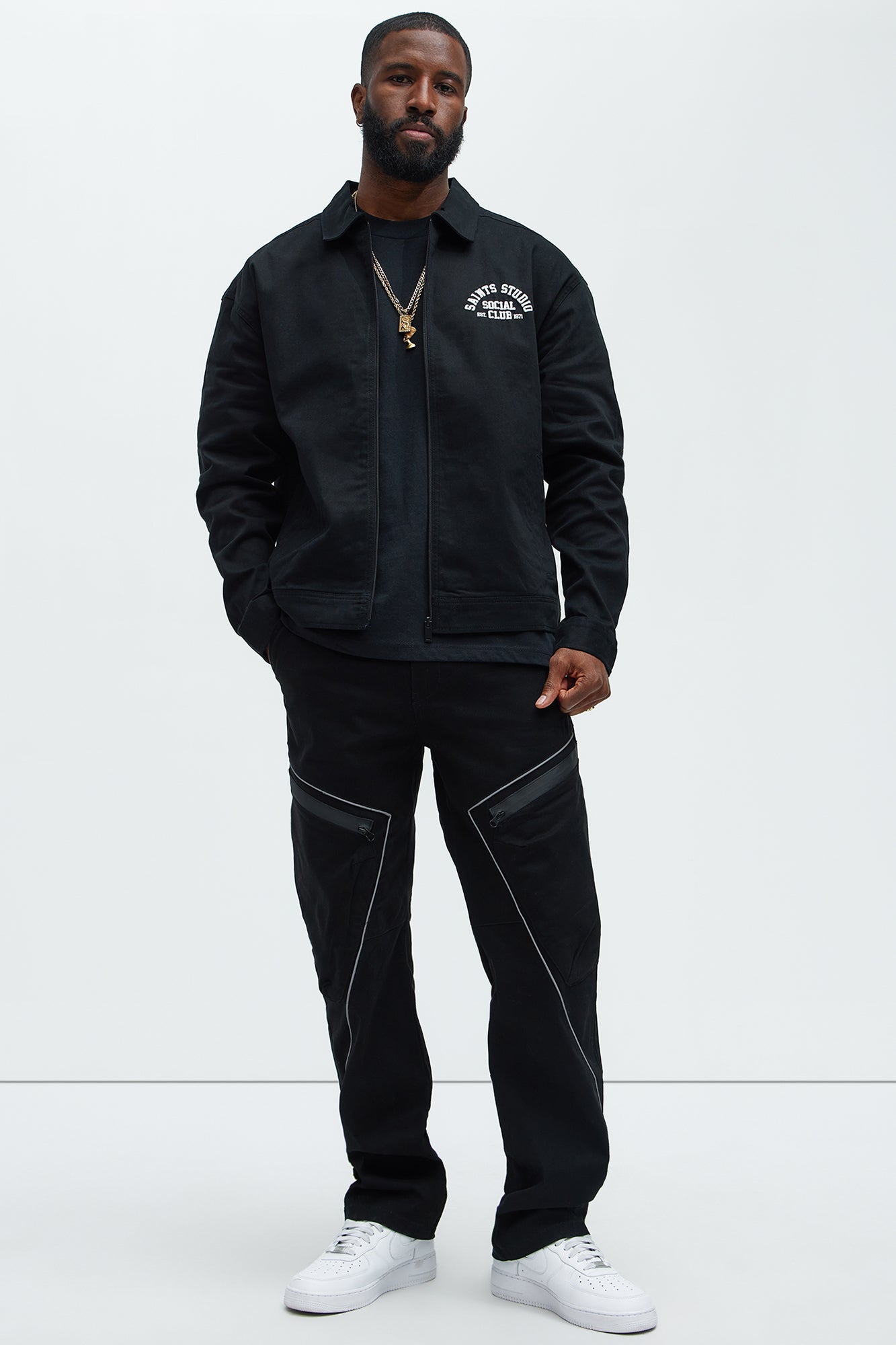 Social Club Trucker Jacket - Black