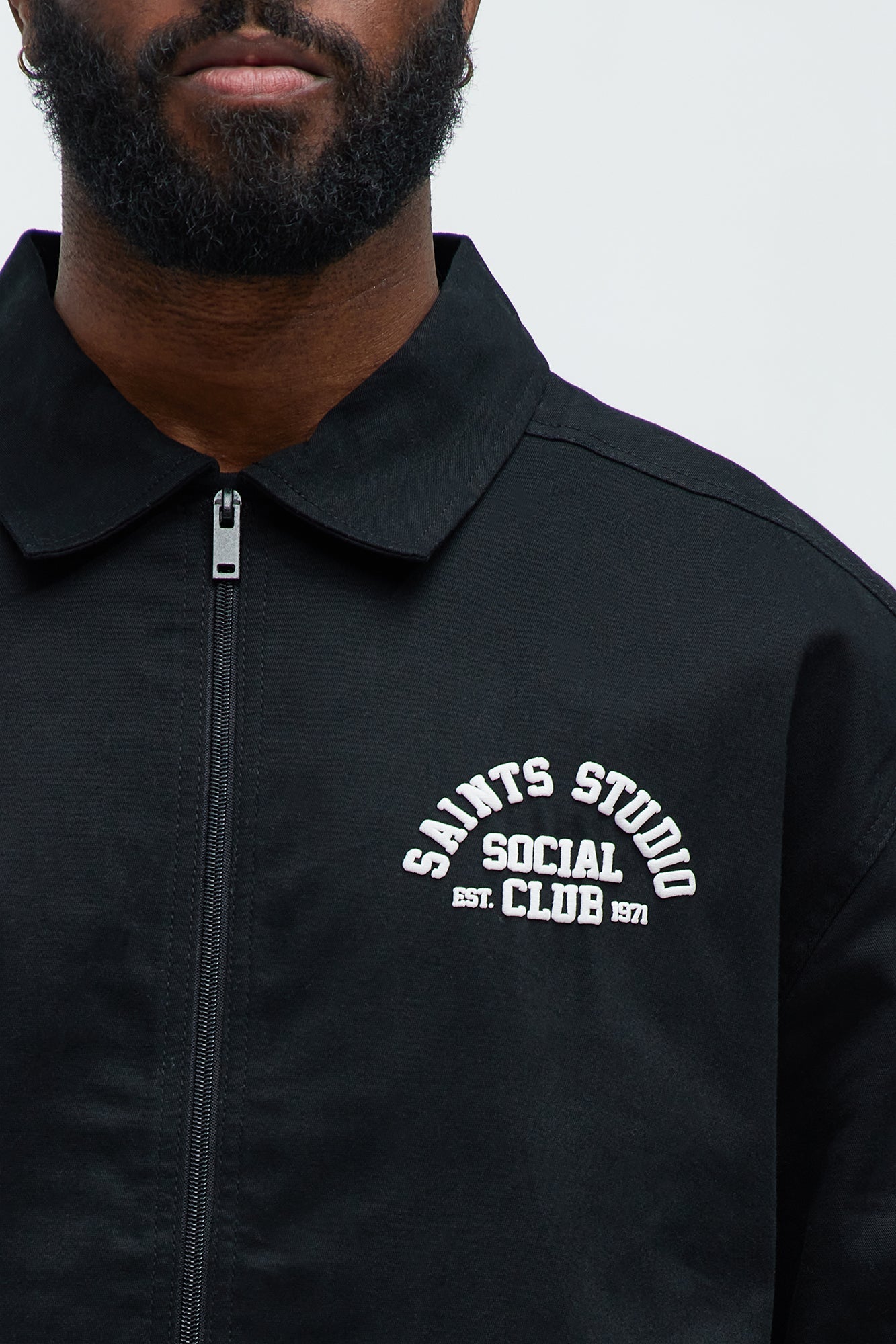 Social Club Trucker Jacket - Black