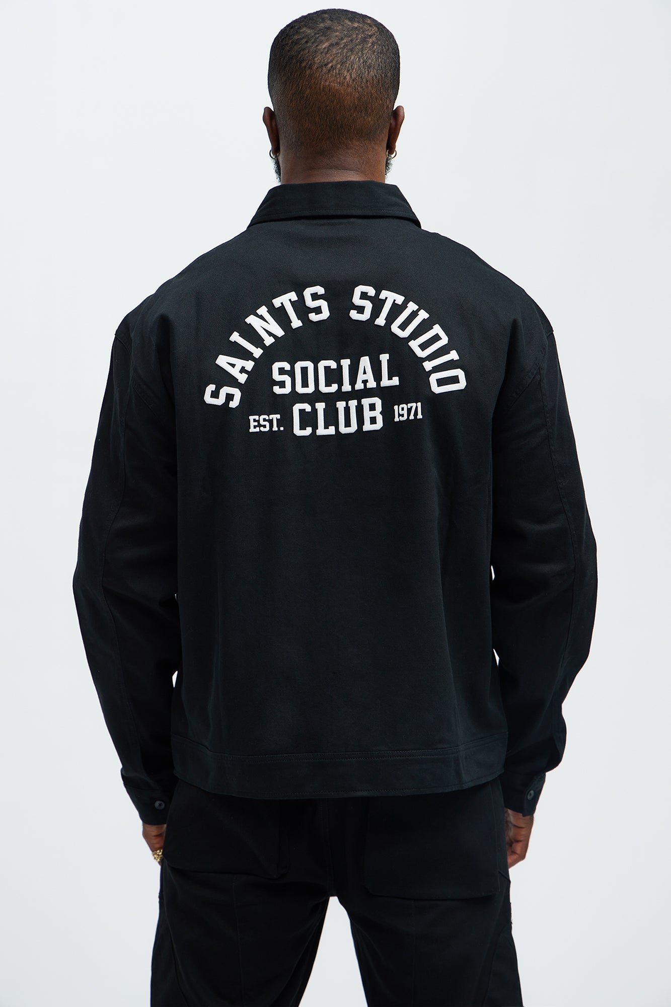 Social Club Trucker Jacket - Black